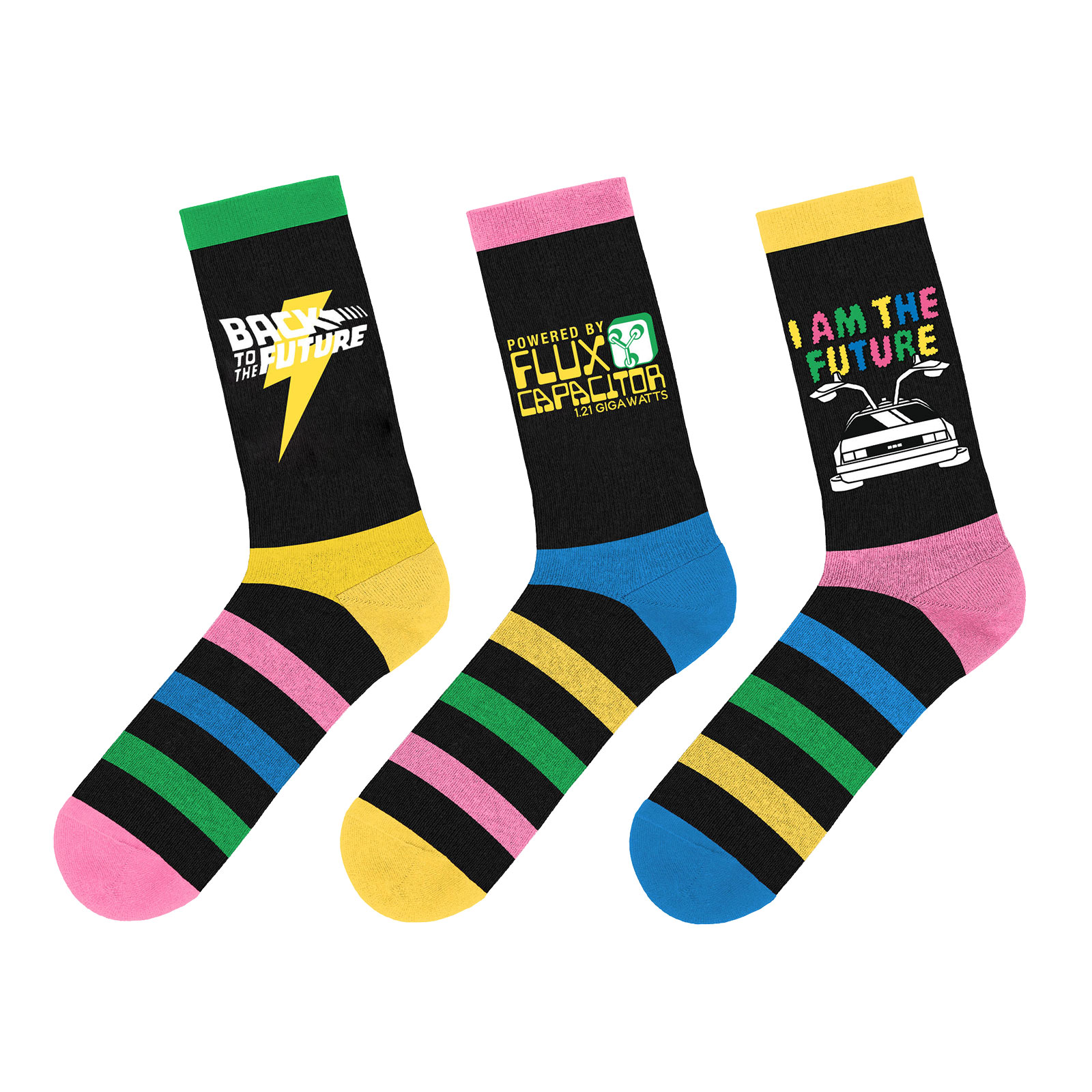 Back to the Future - 3-pack strumpor i presentförpackning