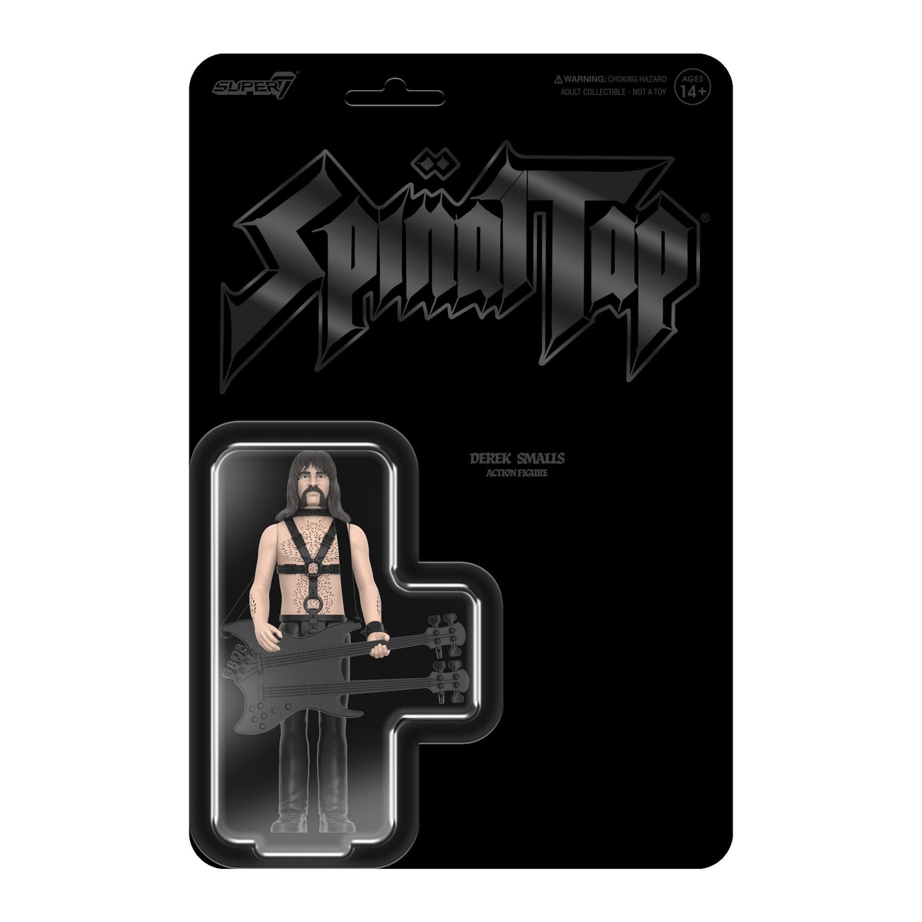 Spinal Tap action figure ReAction Wave 02 Derek Smalls (None More Black) 10 cm
