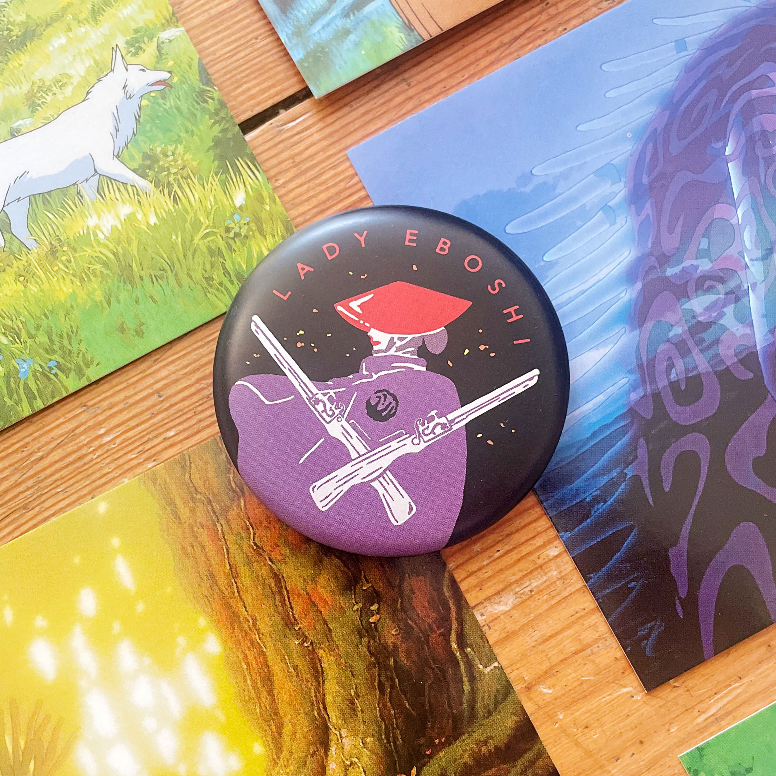 Prinses Mononoke Mystery Button