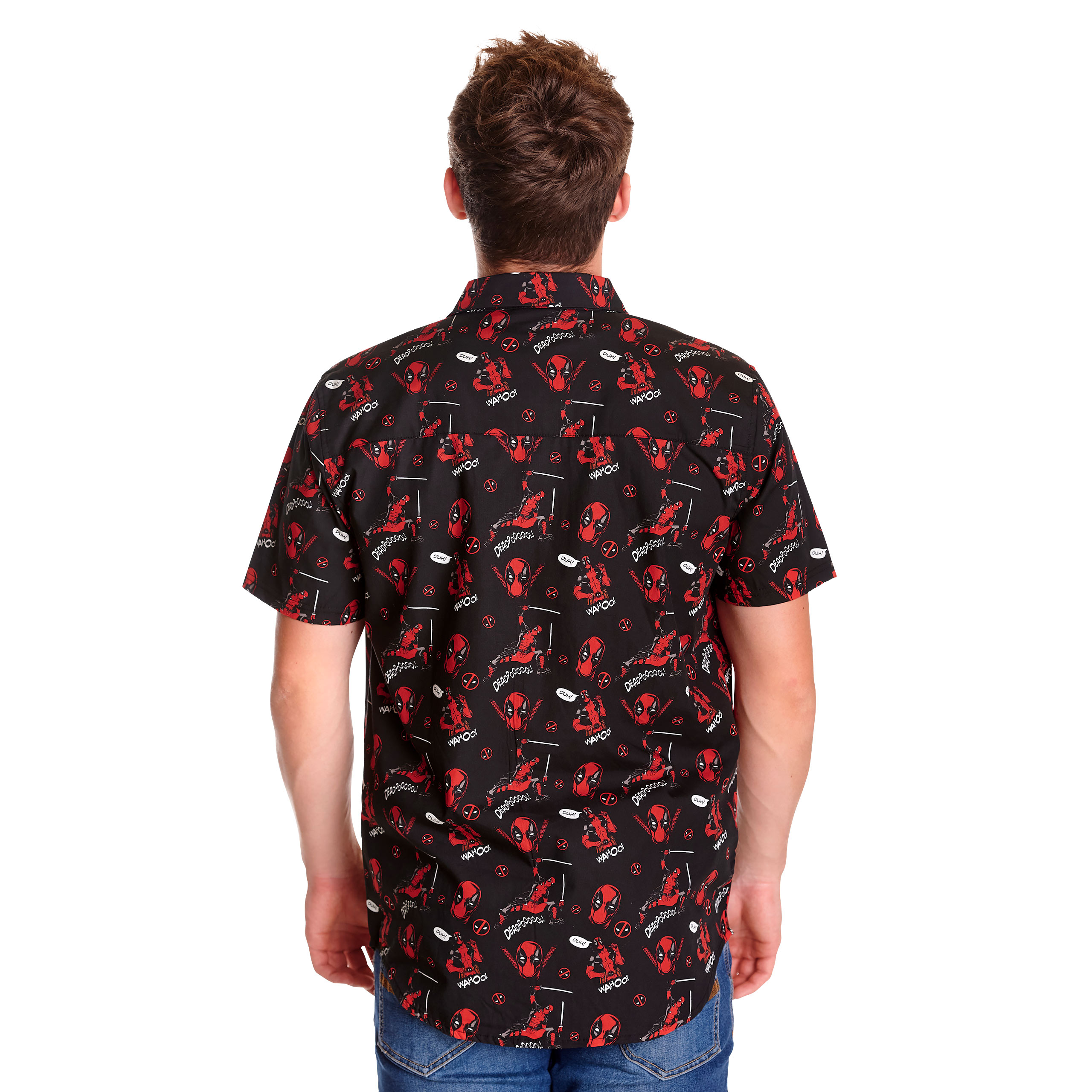 Deadpool - Comic Kortarm Overhemd