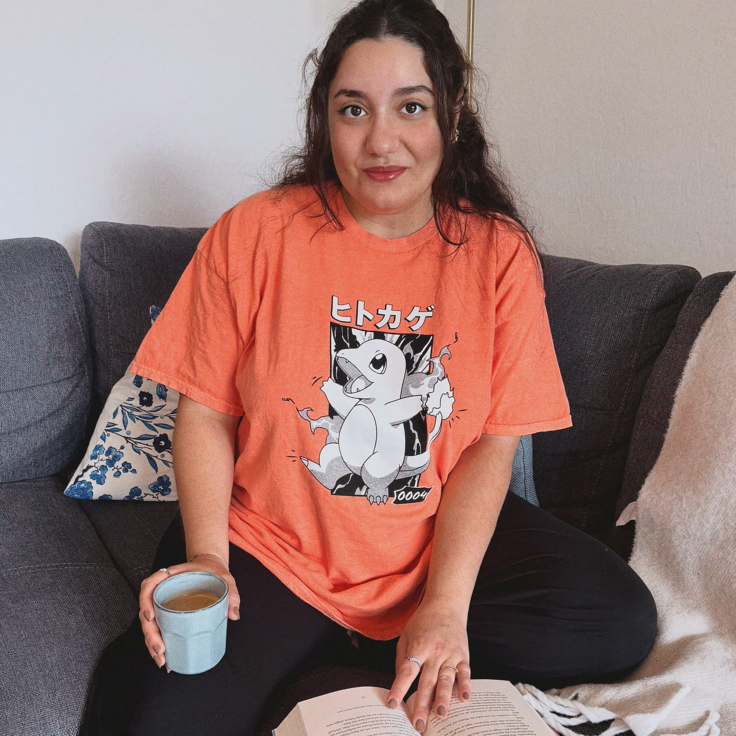 Pokémon - Charmander Katakana Vintage T-shirt