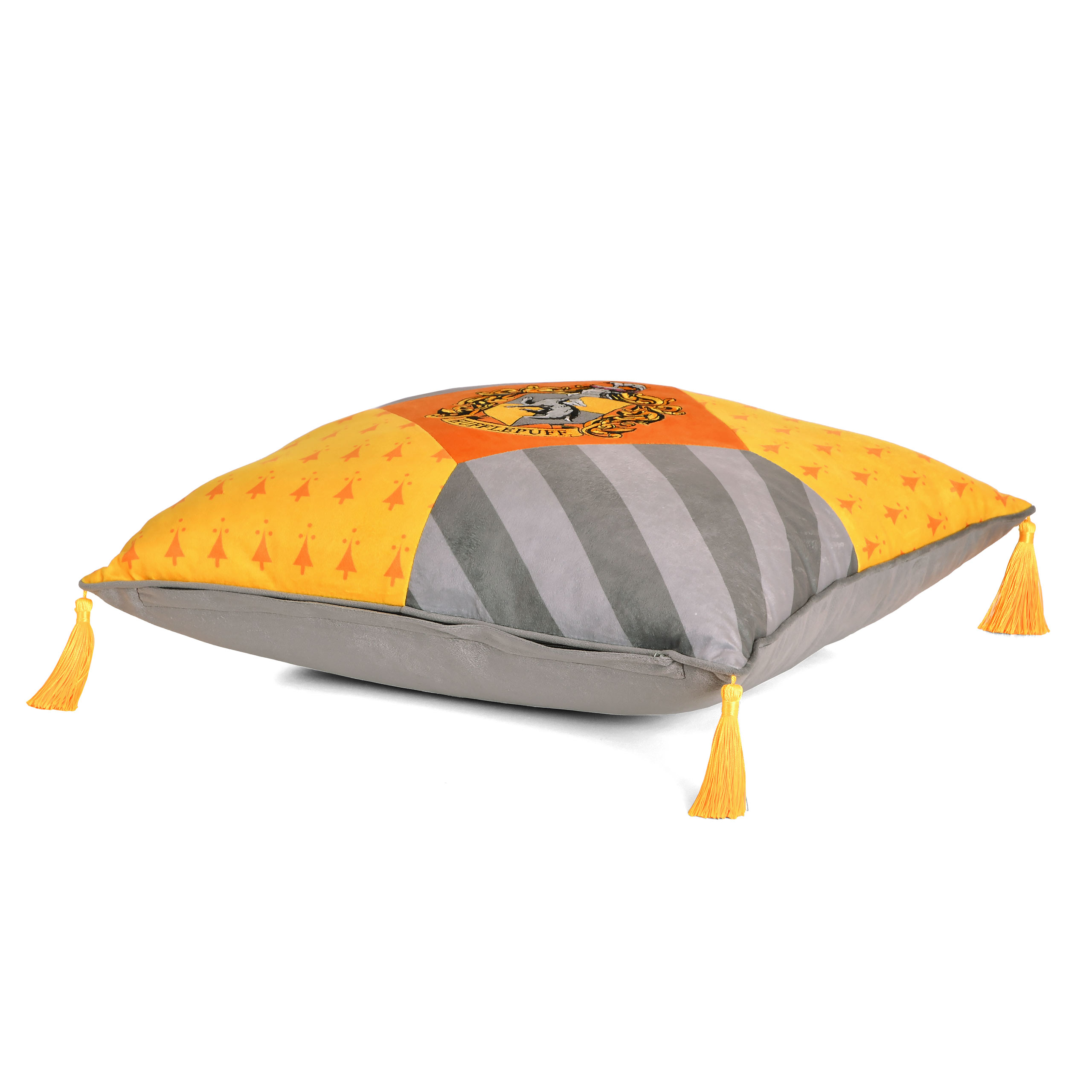 Harry Potter - Almohada Hufflepuff con borlas deluxe