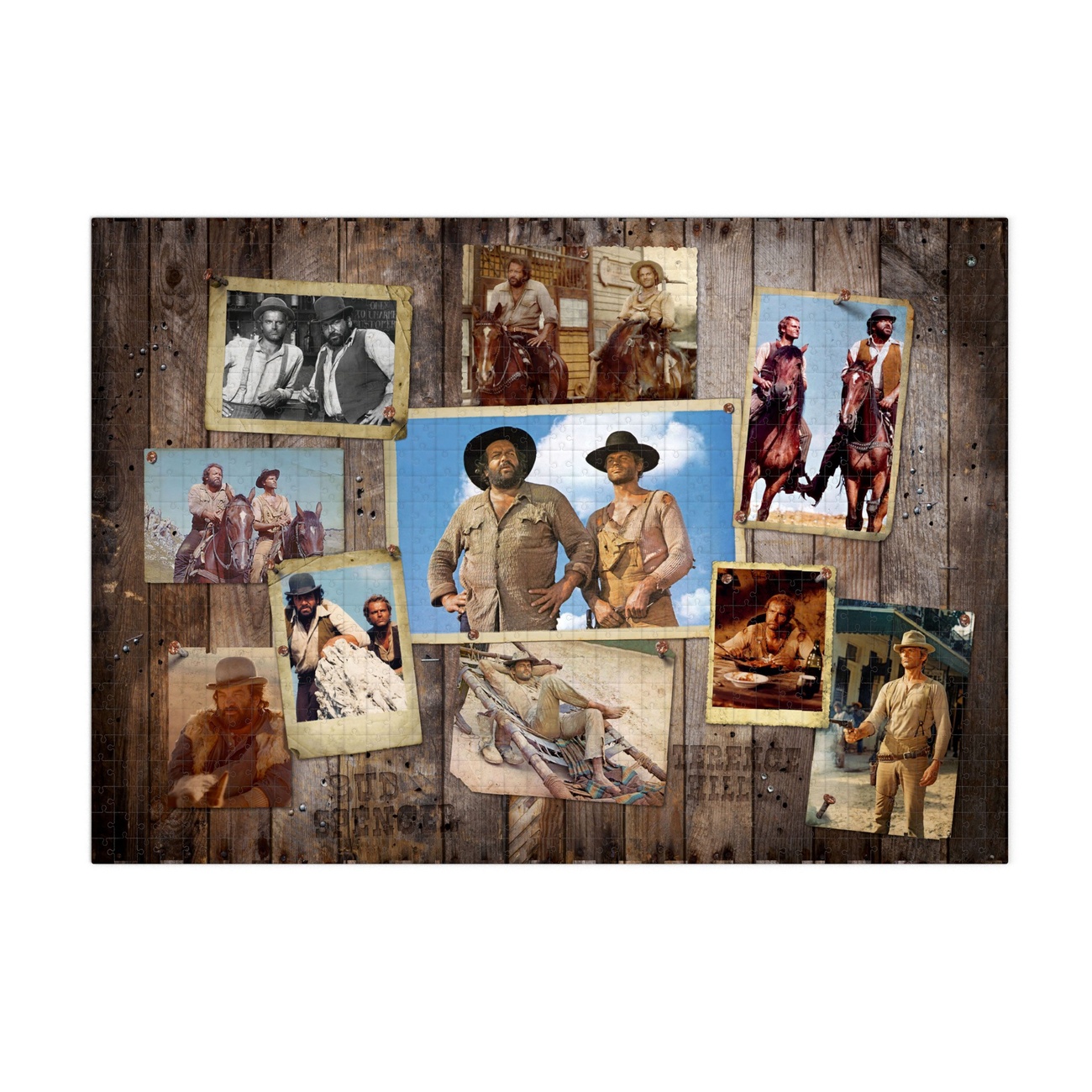 Bud Spencer & Terence Hill Puzzel Western-fotowand (1000 stukjes)