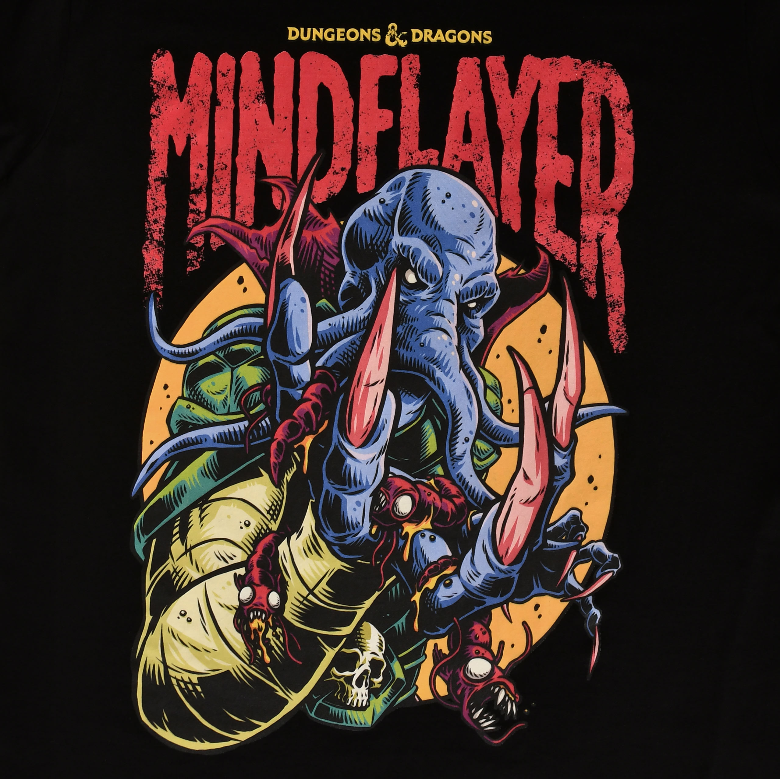 Dungeons & Dragons - T-shirt Mindflayer noir