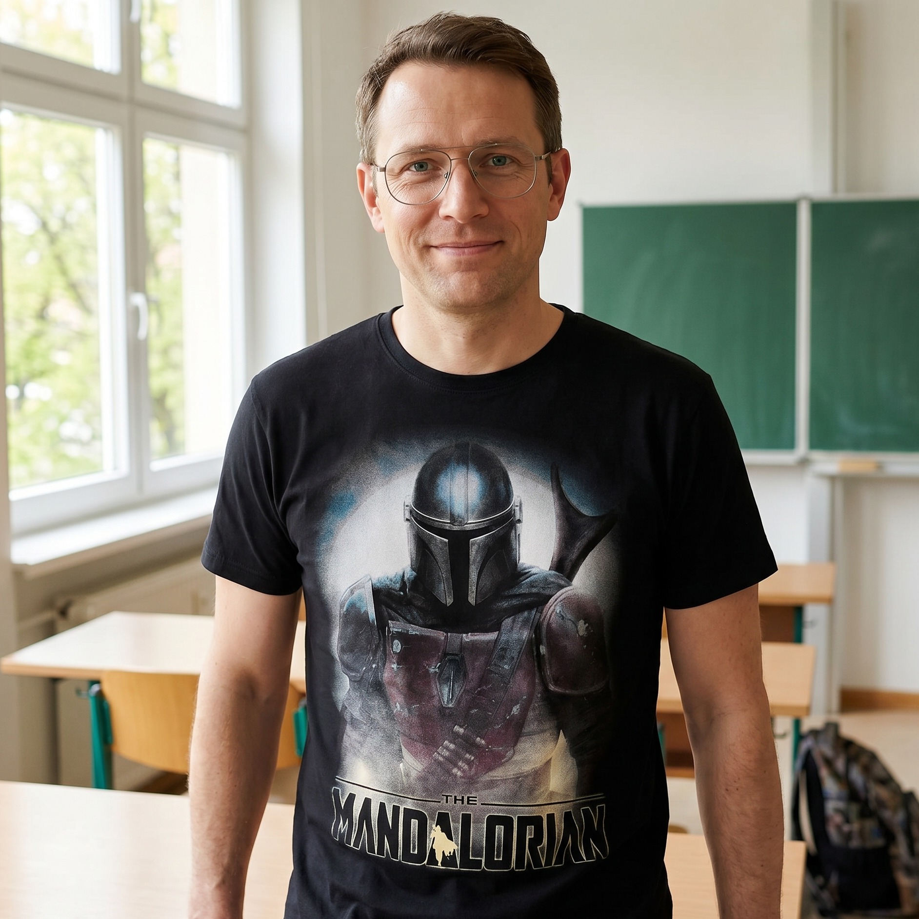 The Mandalorian Fighter T-Shirt zwart - Star Wars