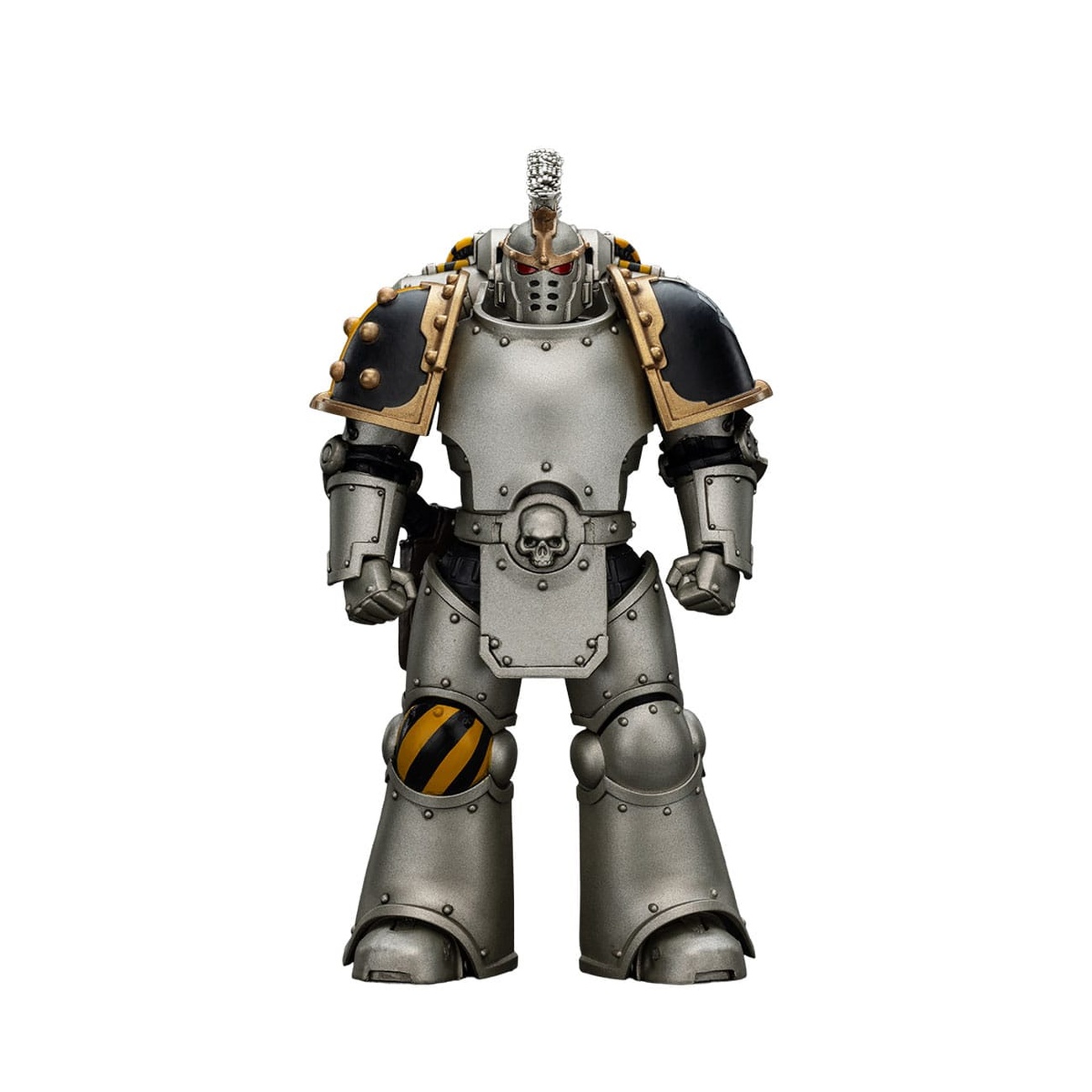 Warhammer The Horus Heresy Figurine articulée 1/18 Iron Warriors Command Squad Chosen avec Legion Standard 12 cm