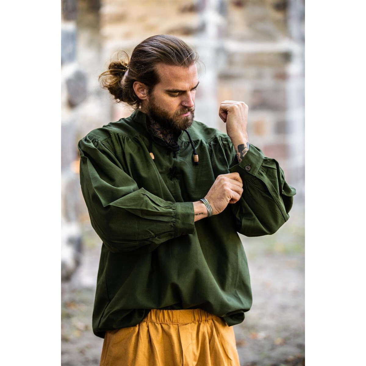 Medieval Shirt Ludwig green