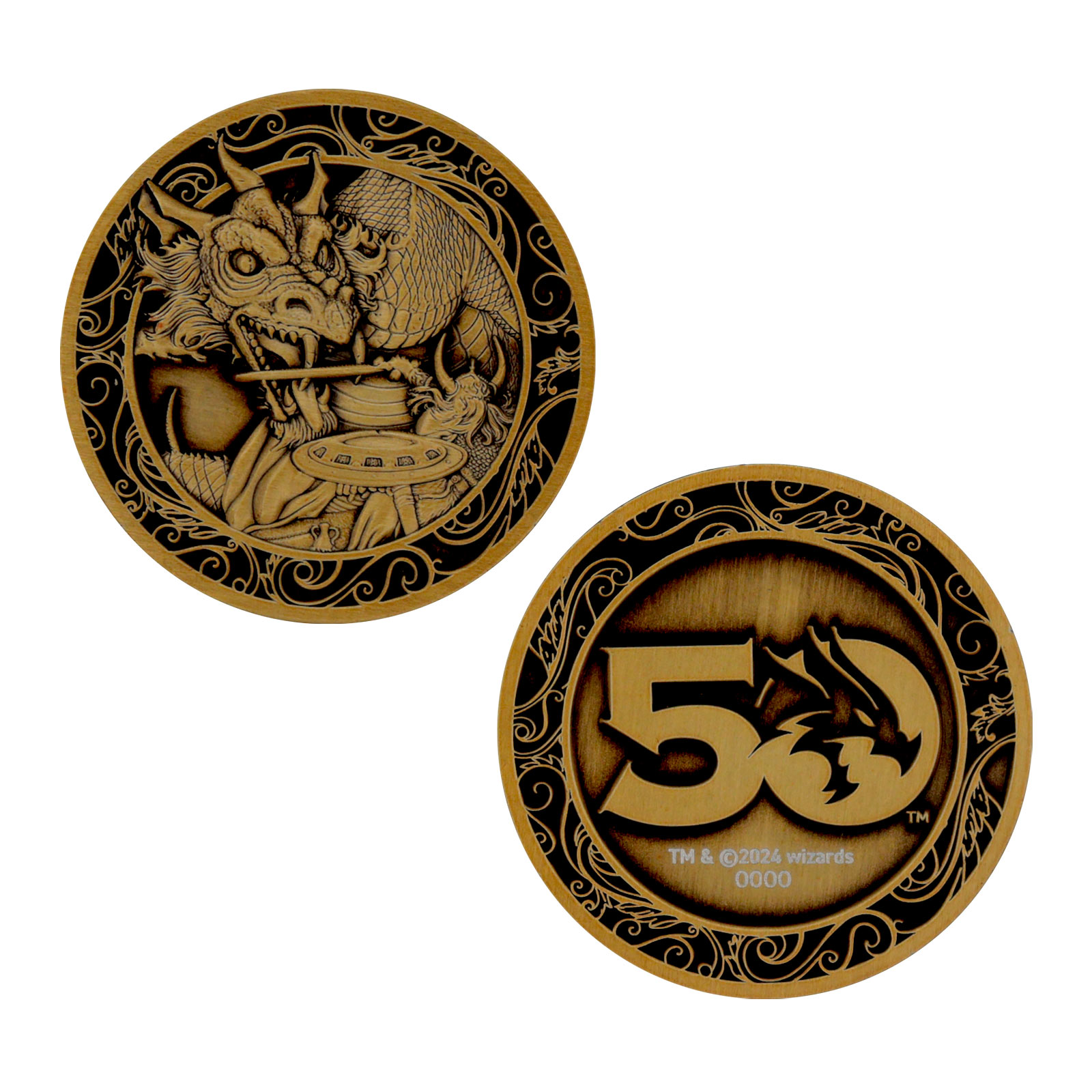 Dungeons & Dragons - Moneda Coleccionable 50º Aniversario Edición Limitada