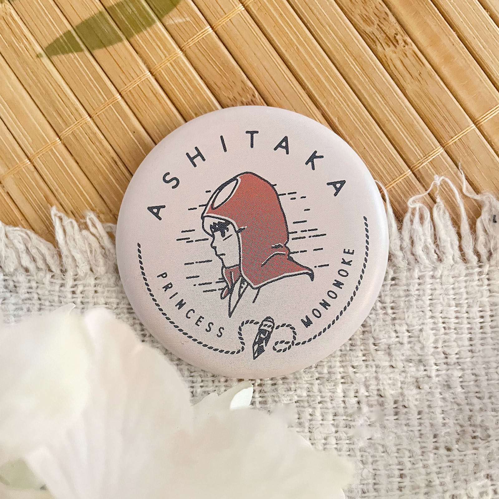 Princess Mononoke Mystery Button