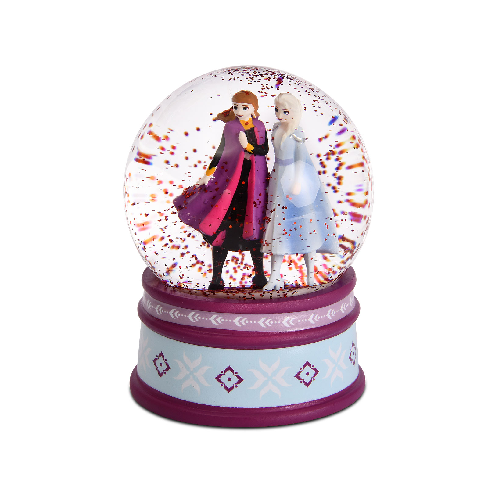 Frozen - Anna and Elsa Snow Globe with Glitter