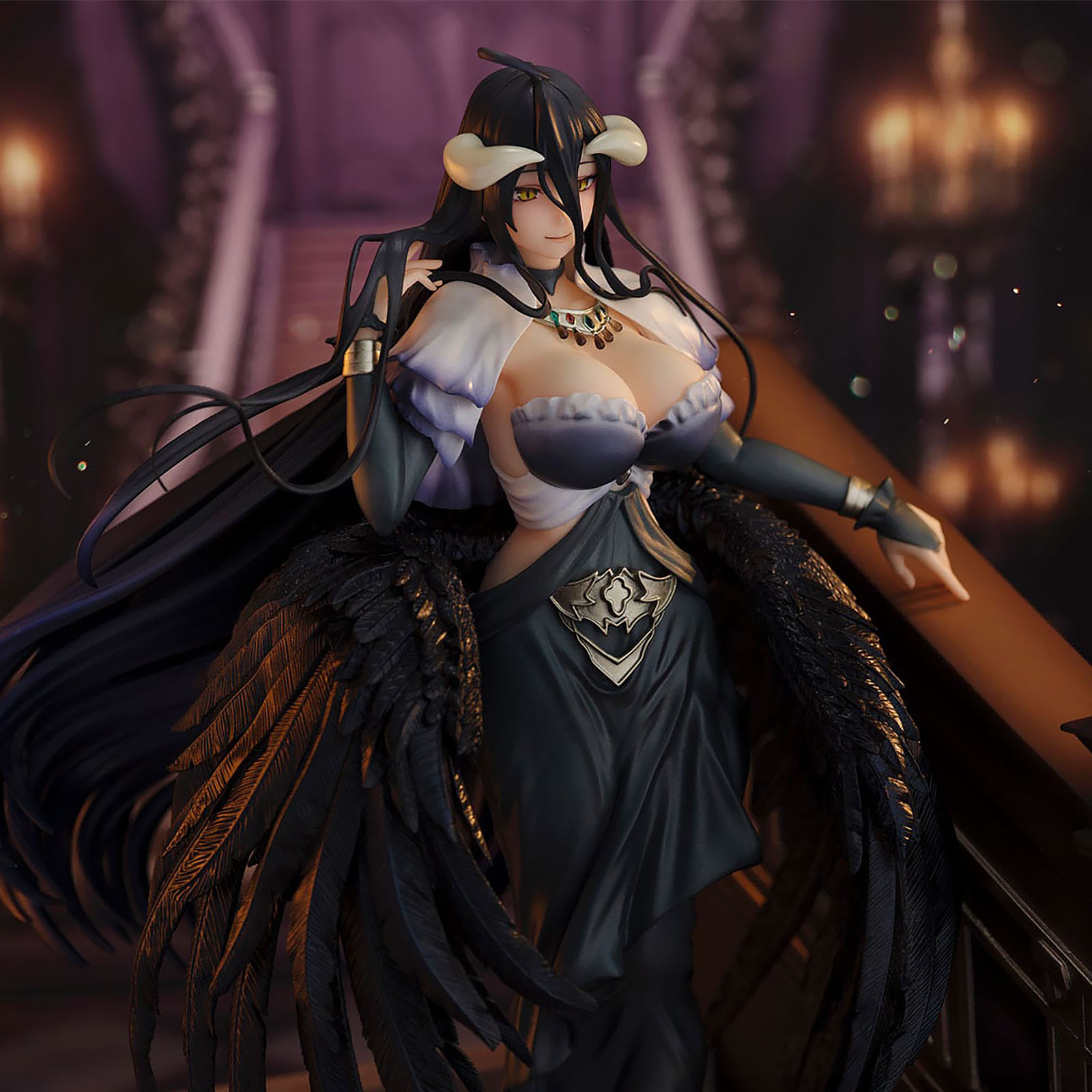 Overlord - Albedo 1:7 Figurine Version Robe Noire