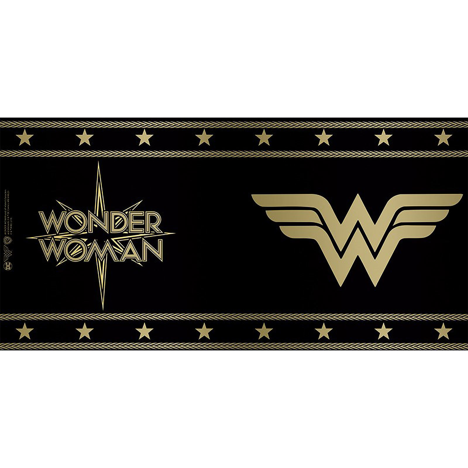 Wonder Woman - Logo Beker zwart