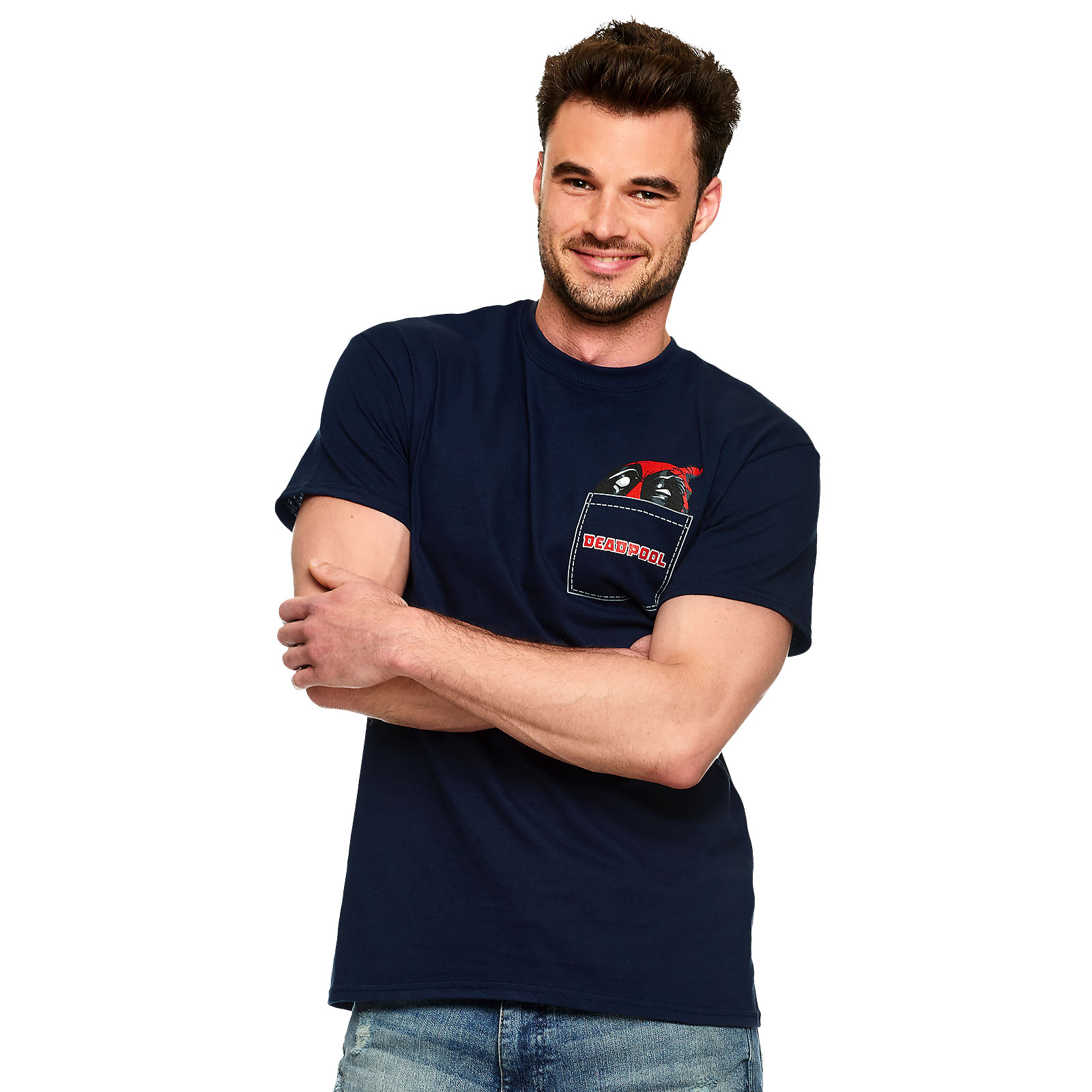 Deadpool - Pocket T-shirt blauw