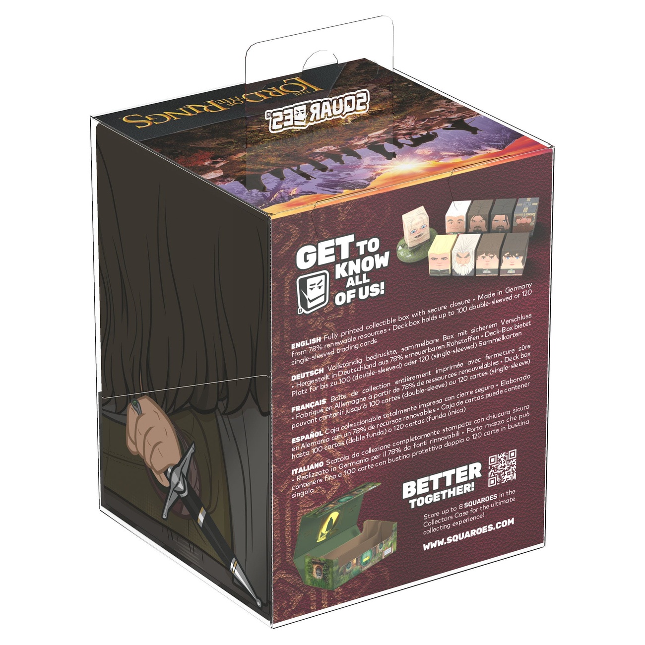 Aragorn verzamelkaartenbox Ultimate Guard - In de Ban van de Ring