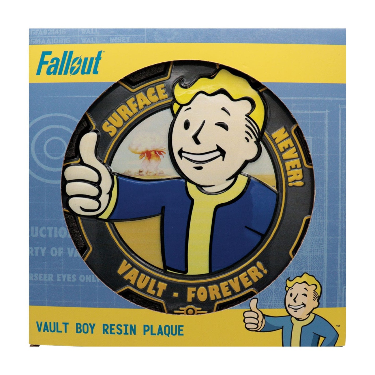 Fallout Escudo de Resina Vault Boy