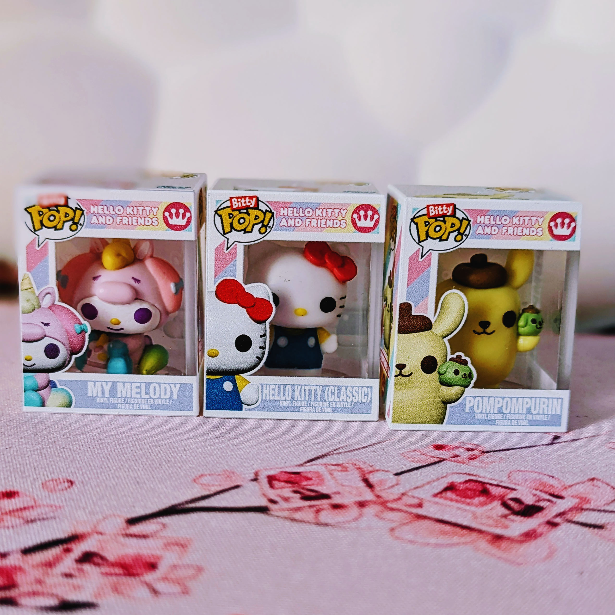 Sanrio - Hello Kitty et ses Amis Funko Bitty Pop Set de 4 Figurines Série 1