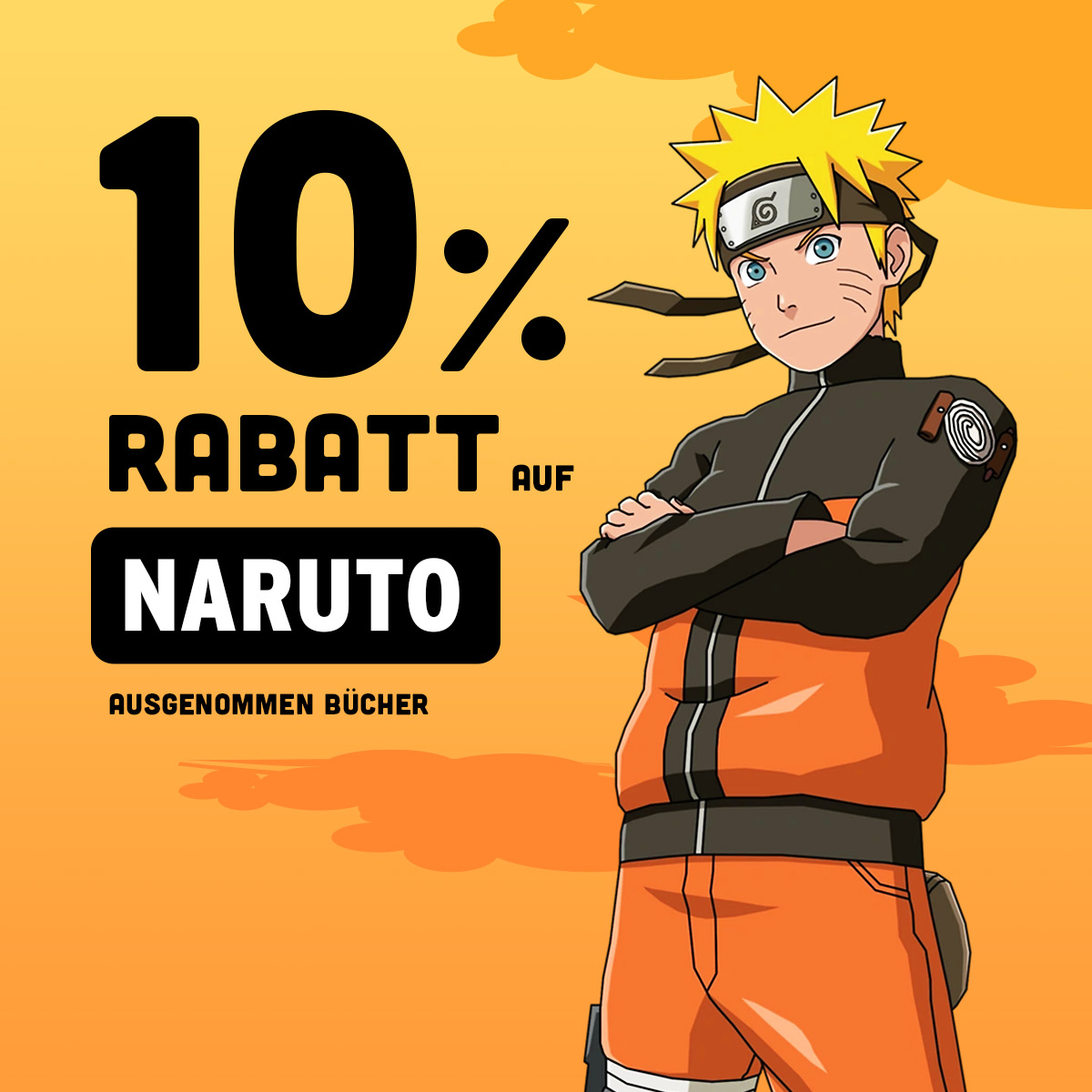 10% Rabatt auf Naruto