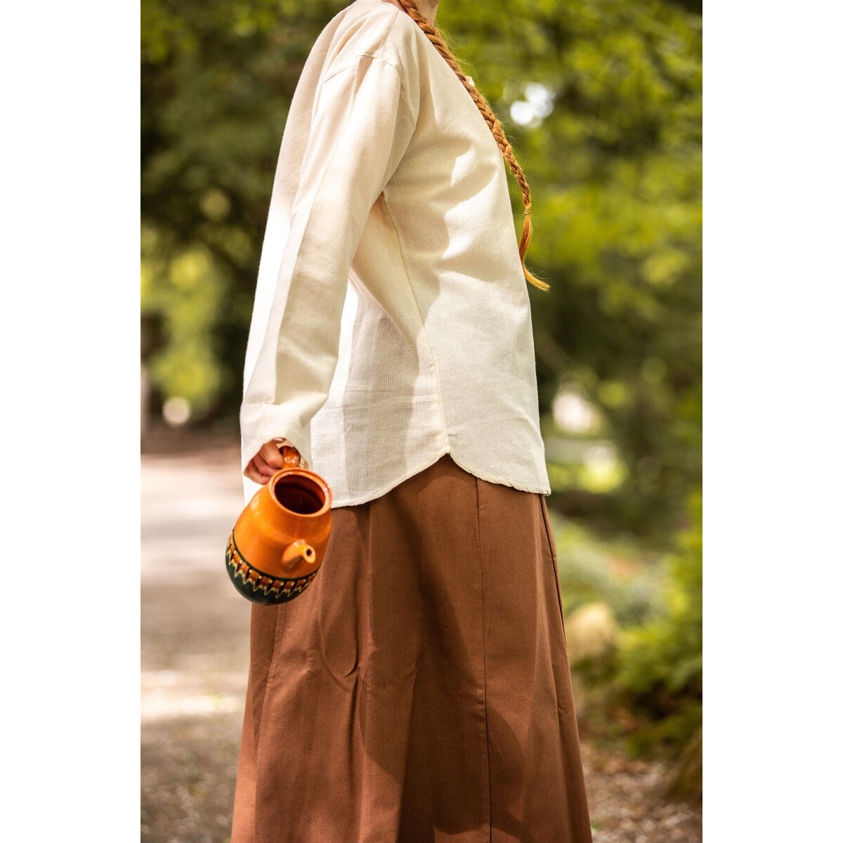 Mittelalter Bluse Tilda beige