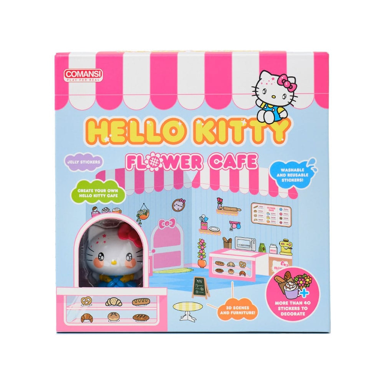 Hello Kitty and Friends Minifigurka Sticker House Hello Kitty Flower Café
