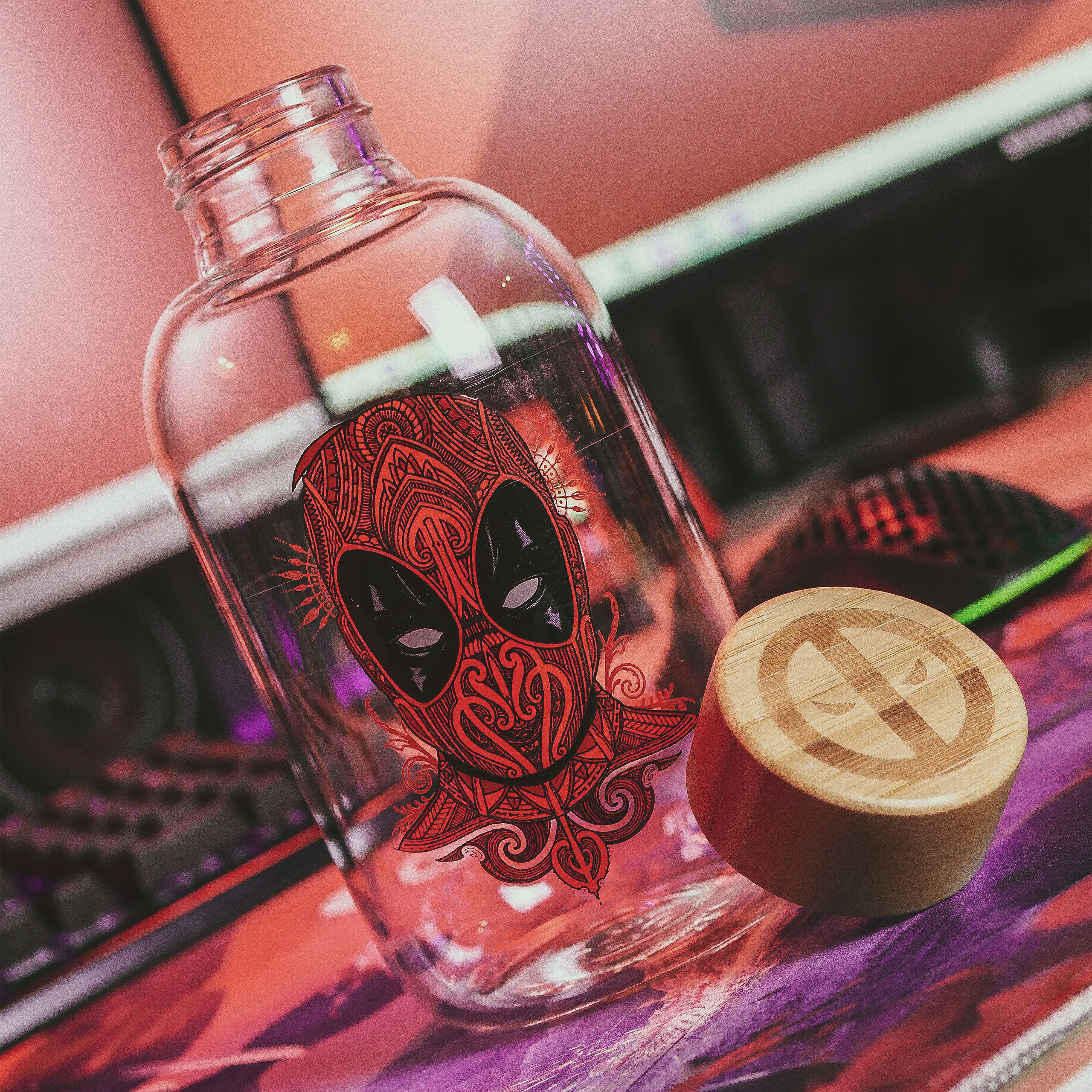 Deadpool - Portrait Art Trinkflasche