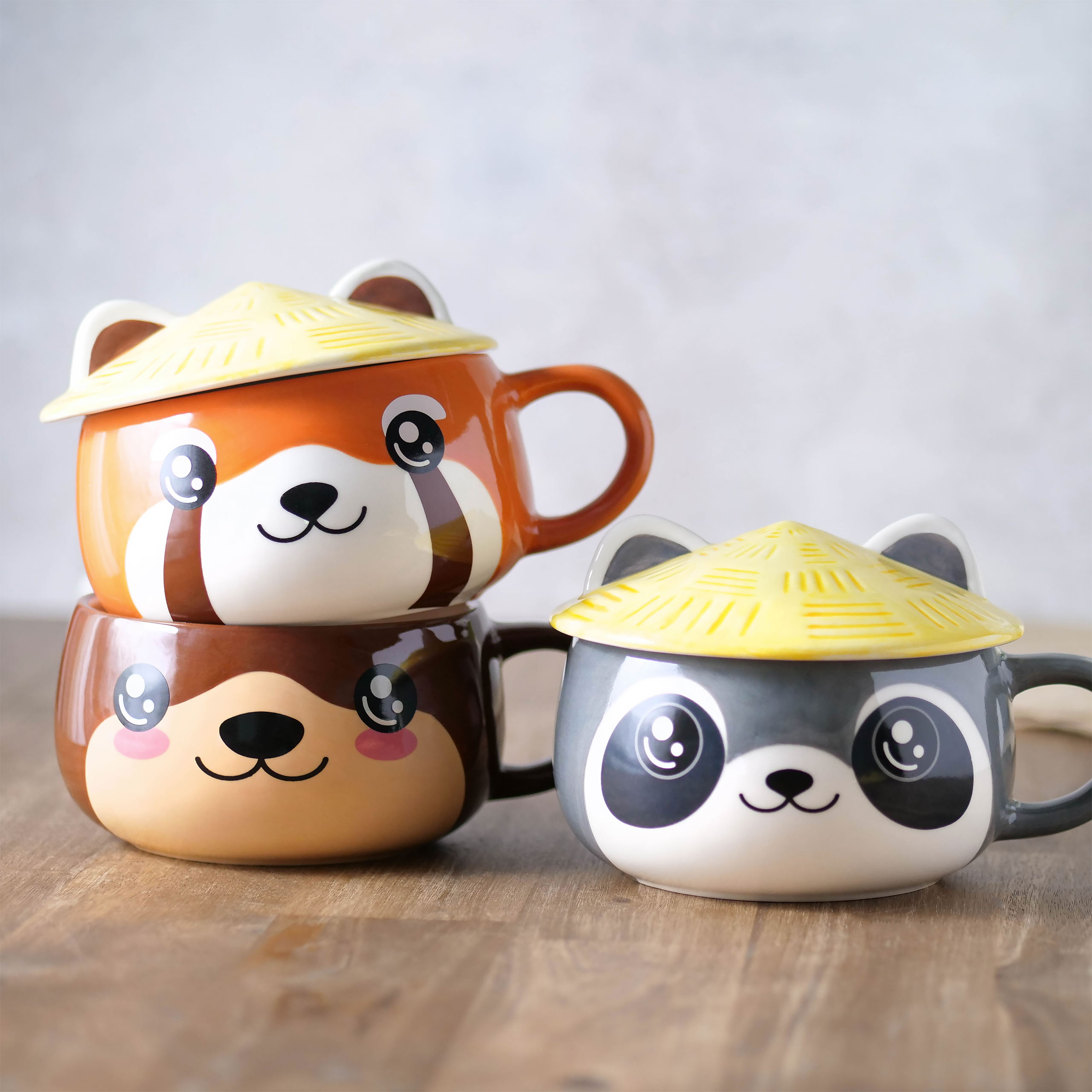 Otter Kawaii Cup with Lid for Anime Fans