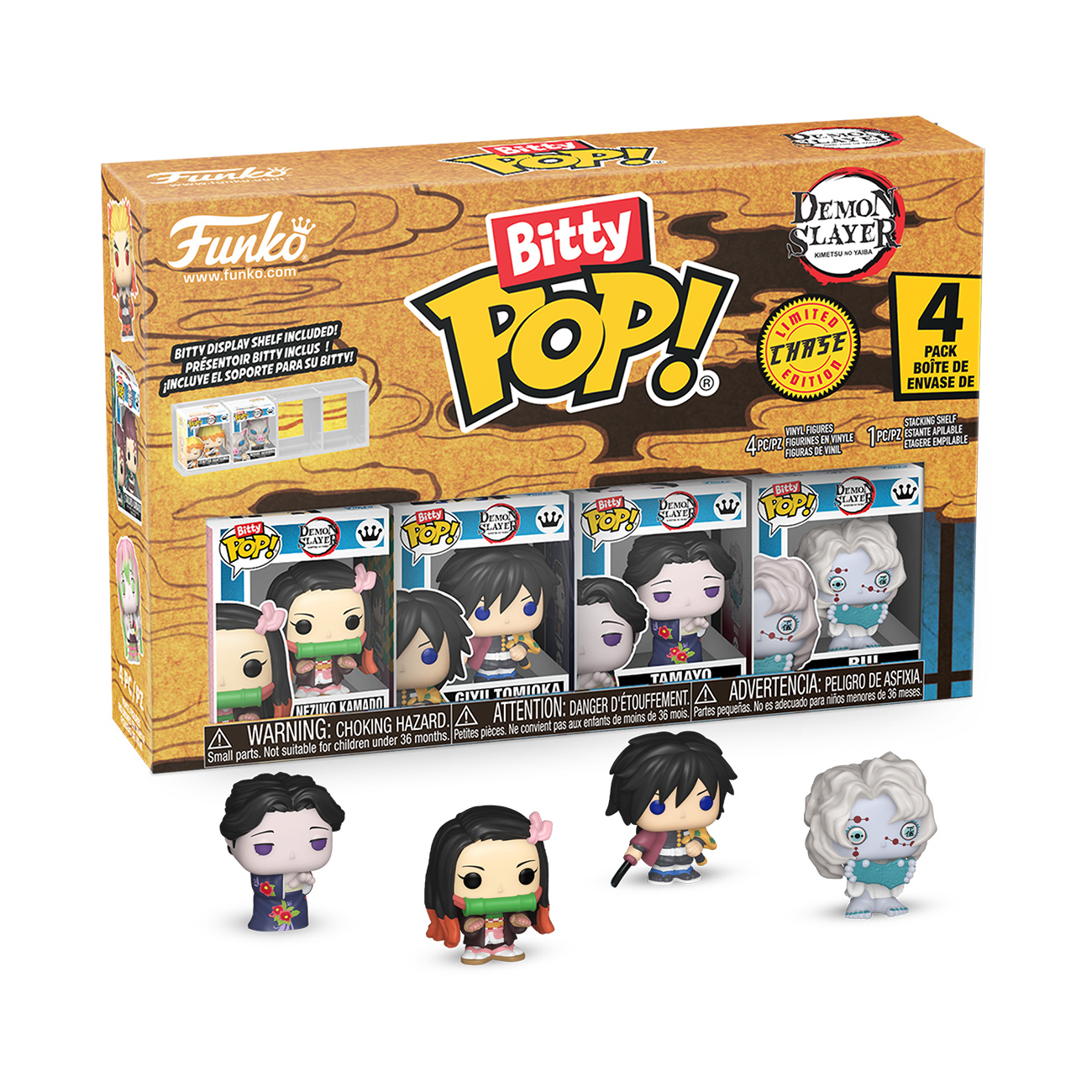 Demon Slayer - Zestaw 4 figurek Funko Bitty Pop Seria 2