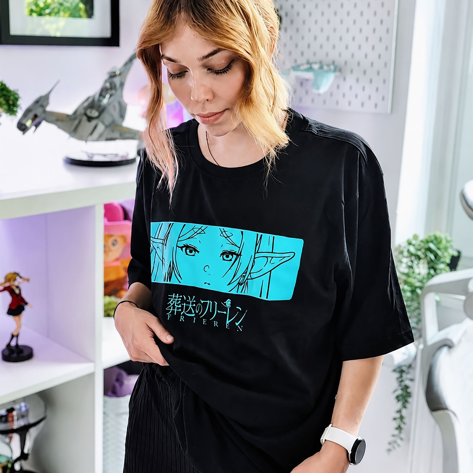 Frieren - Character T-Shirt schwarz