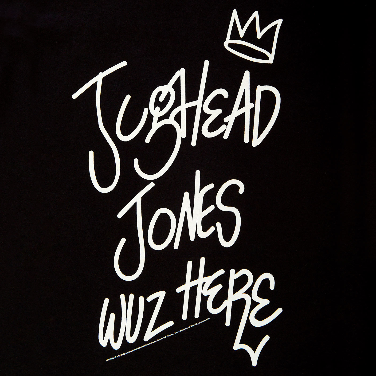 Riverdale - Jughead Jones Wuz Here T-Shirt Zwart