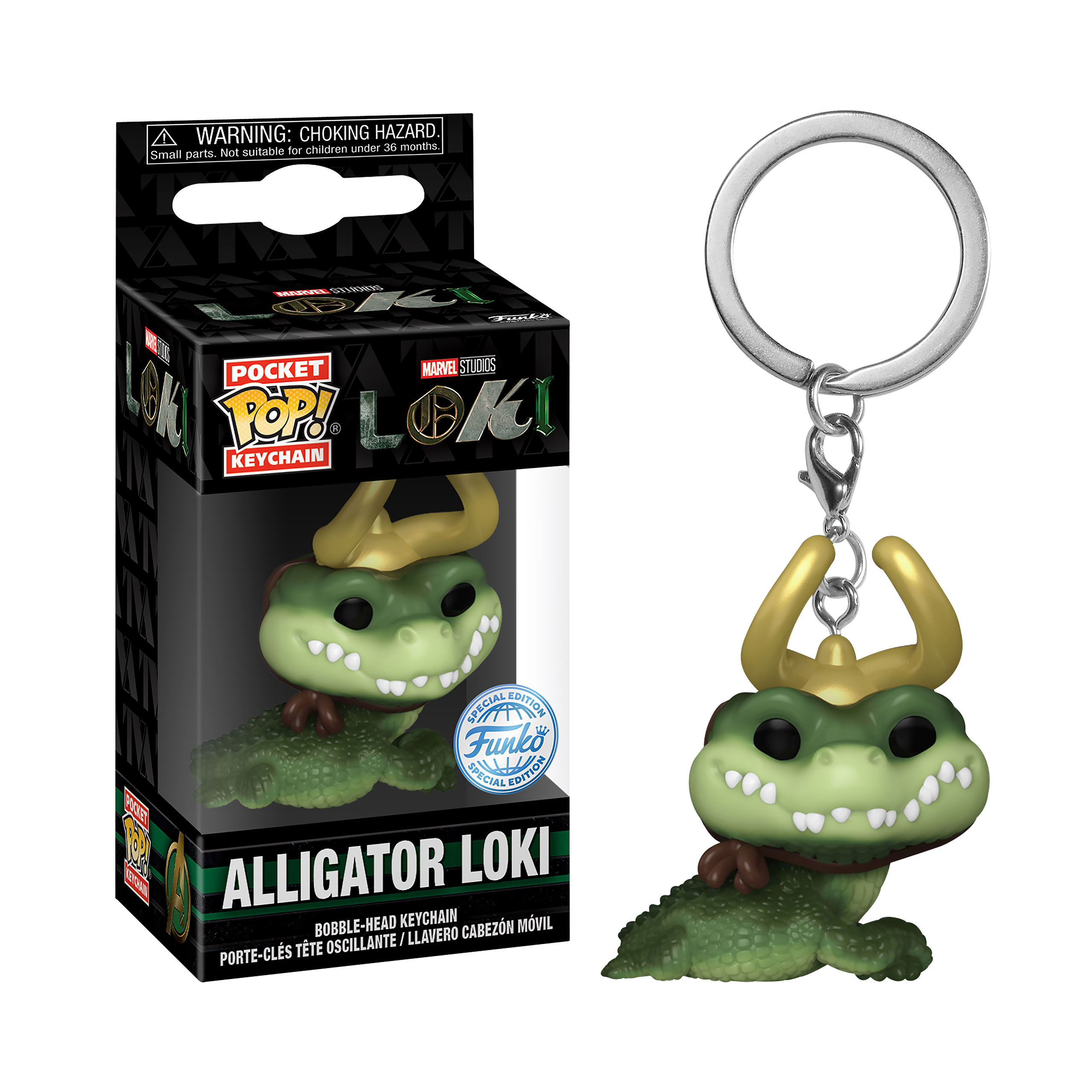 Loki - Alligator Loki Funko Pop Schlüsselanhänger