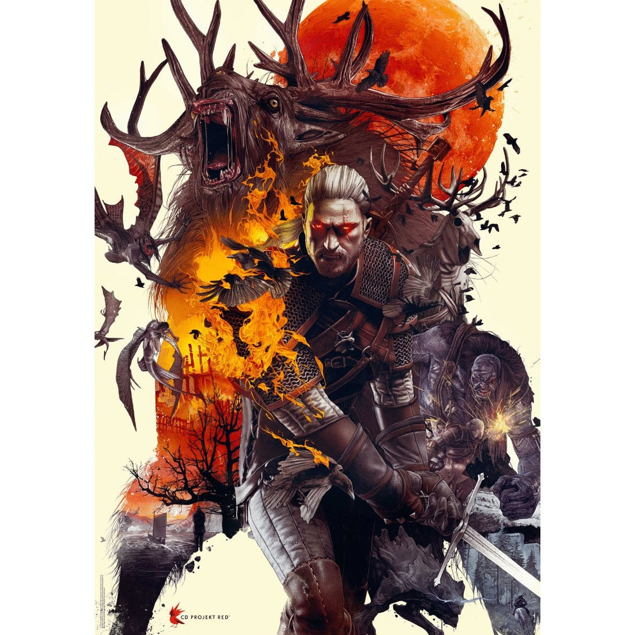 The Witcher Puzzle Monsters (1000 Pieces)