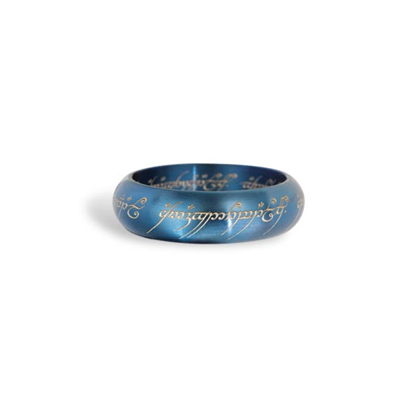 Herr der Ringe - Der Eine Ring im Schmuckdisplay, blau