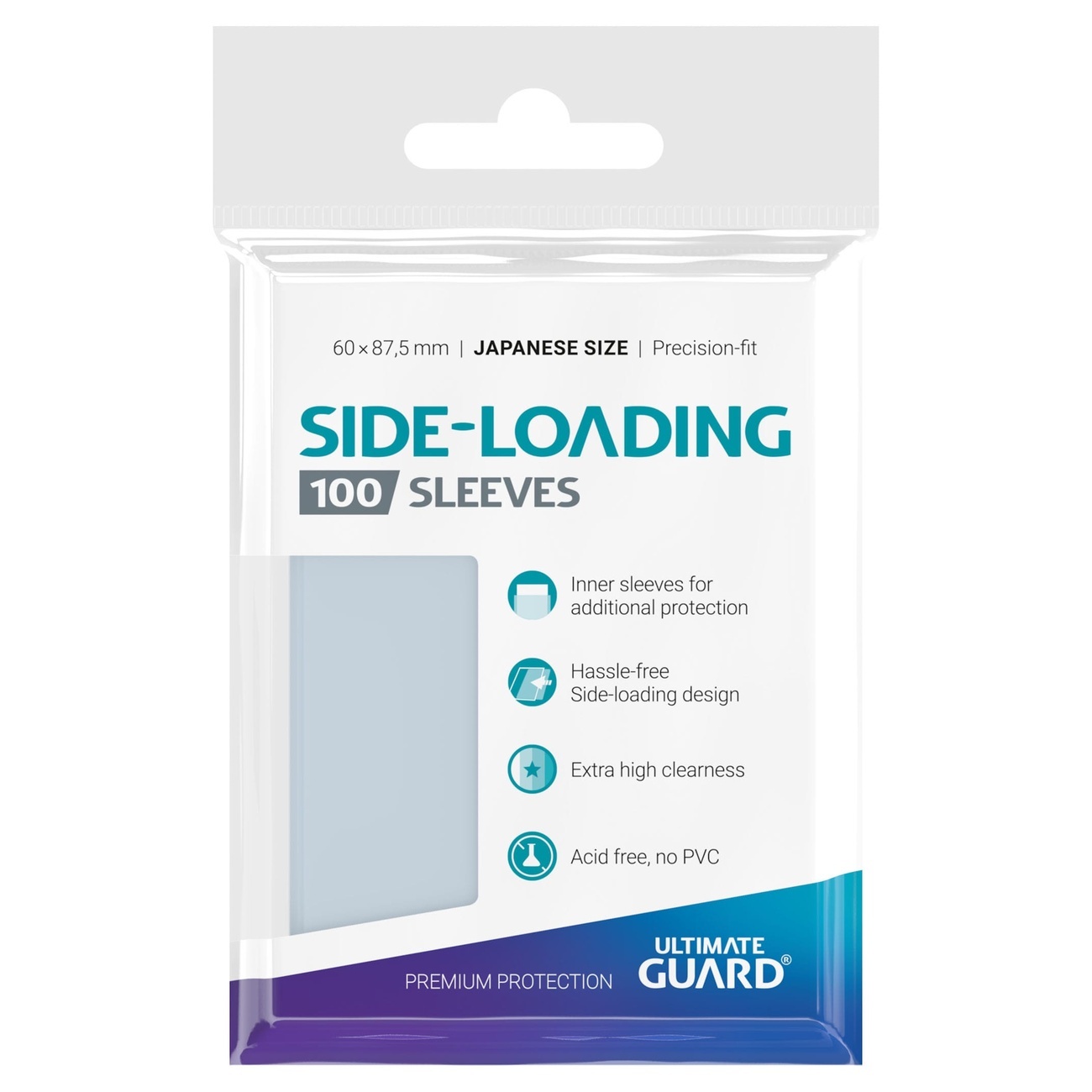 Ultimate Guard Precise-Fit Sleeves Japanese Size (100) - Side-Loading
