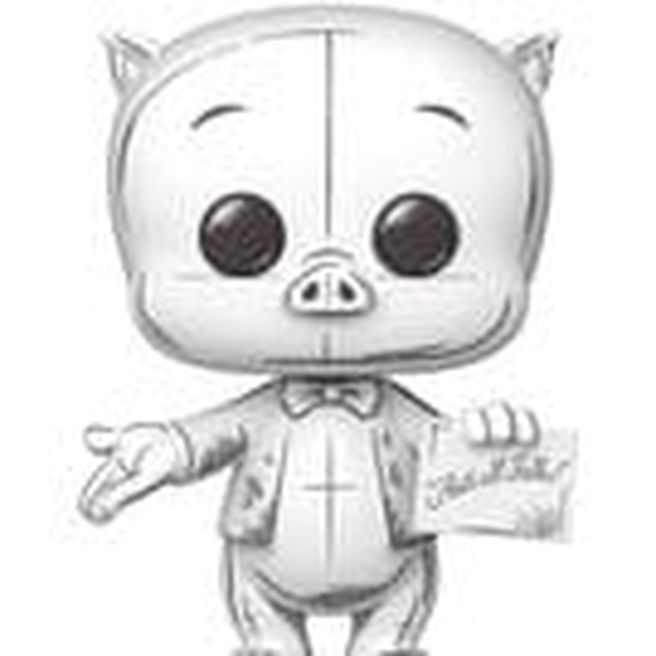 Looney Tunes POP! Animation figurine en vinyle Porky Pig ? 9 cm