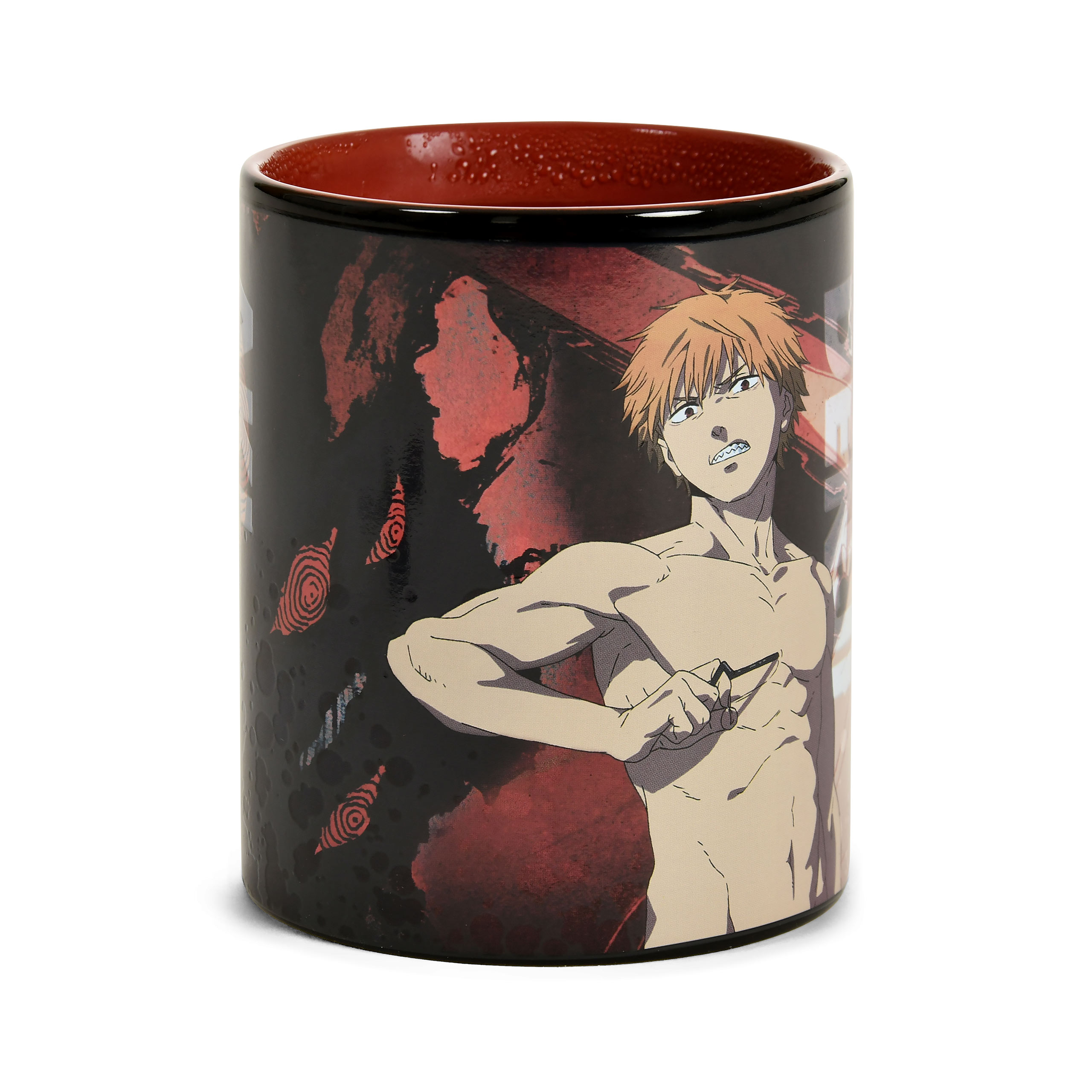 Chainsaw Man - Taza de Efecto Térmico Denji y Aki