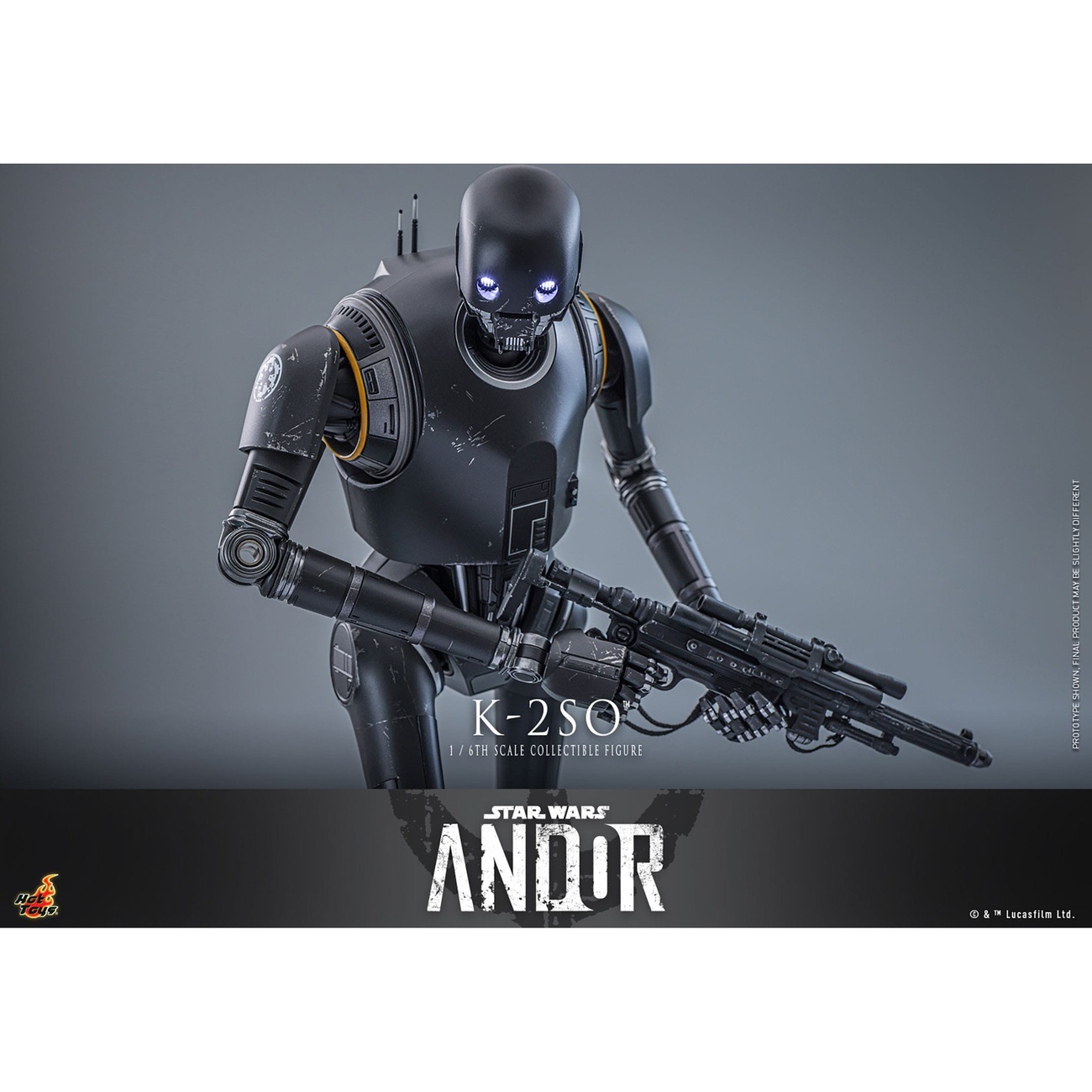 Star Wars : Andor – Figurine articulée K-2SO échelle 1:6