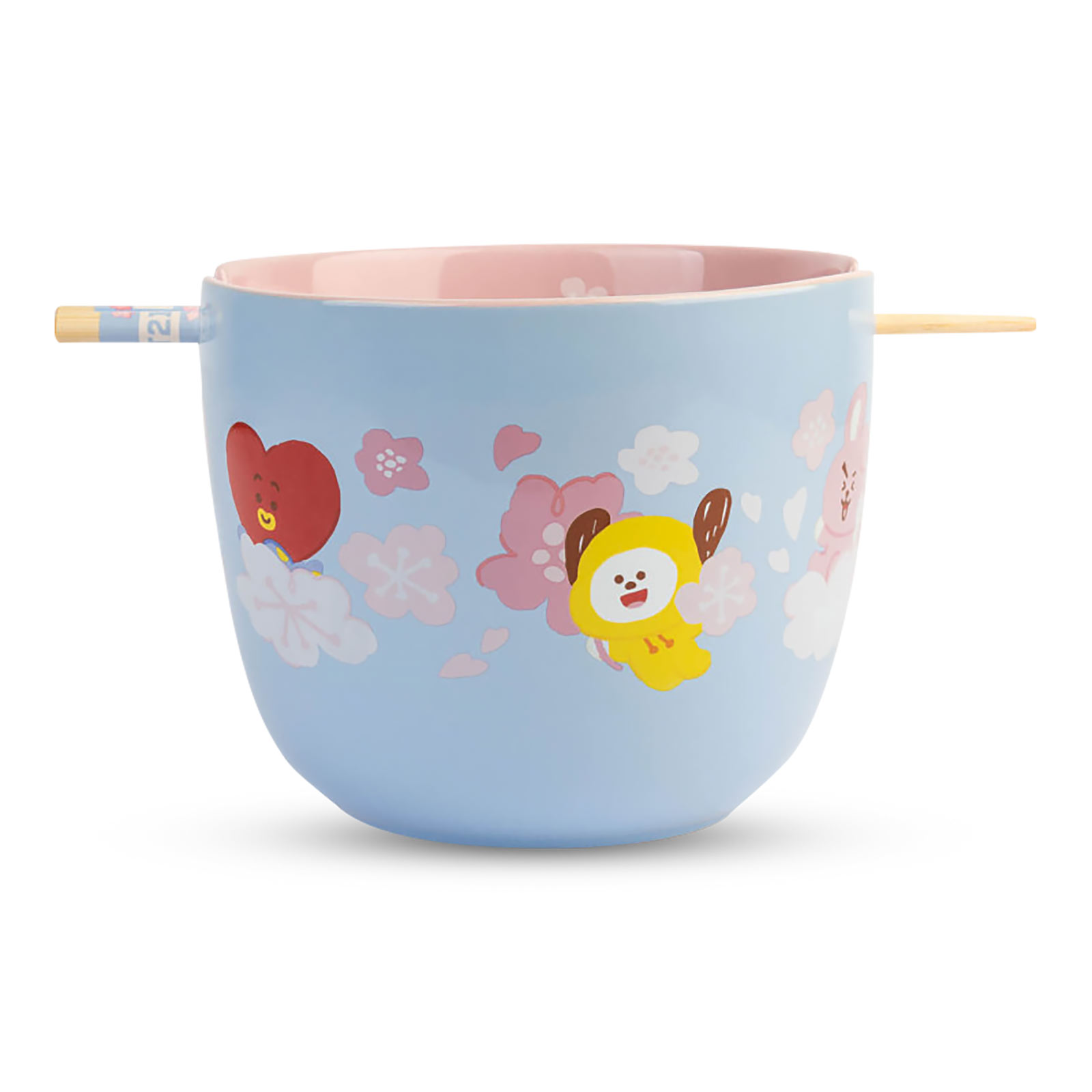 BT21 - Karakters Ramen Kom met Eetstokjes