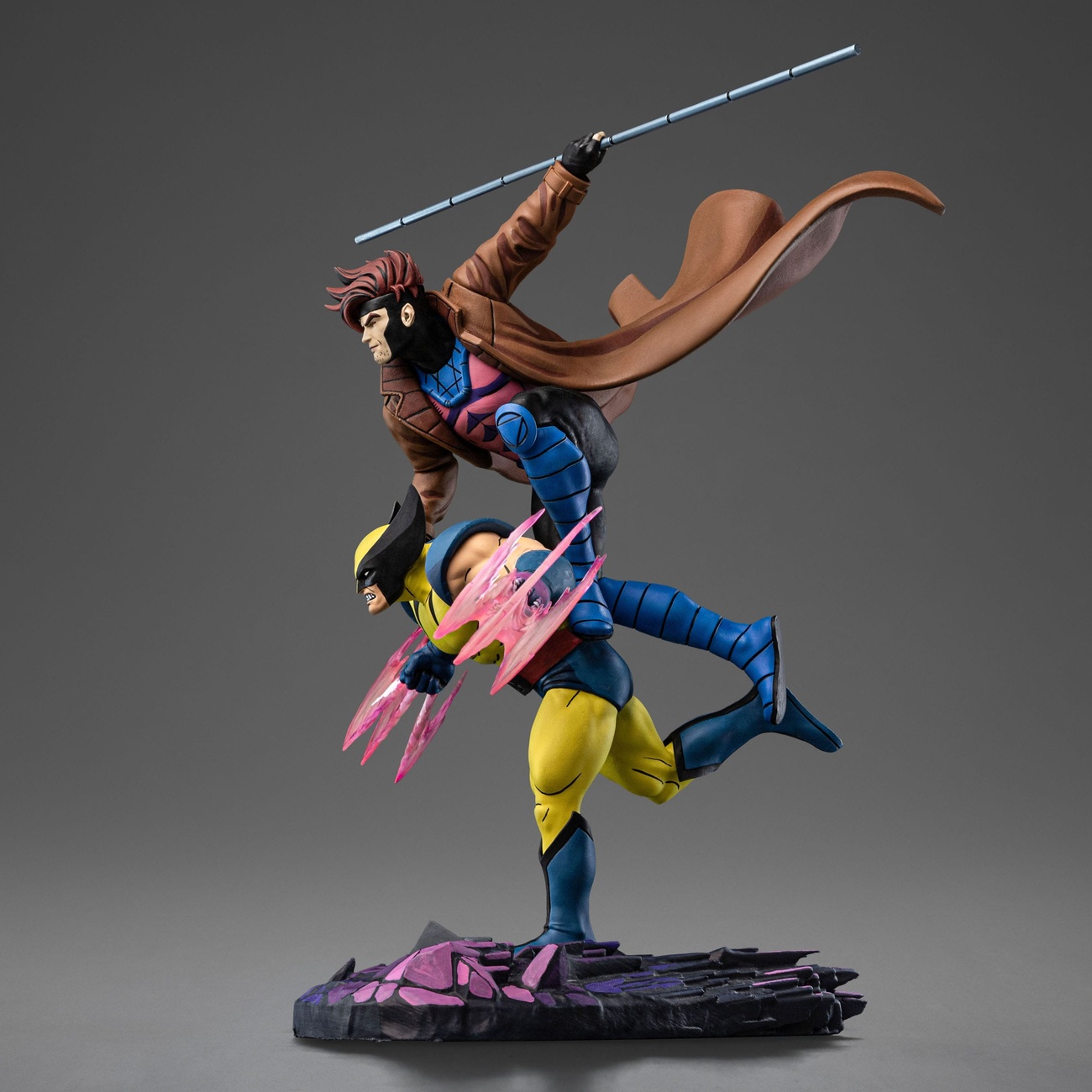 Marvel Statua Deluxe Art Scale 1/10 X-Men97 Gambit & Wolverine 29 cm
