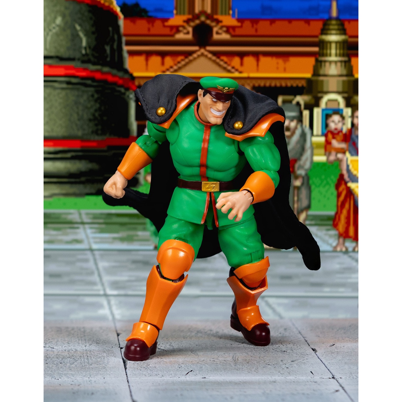Ultra Street Fighter II: The Final Challengers Actionfigur 1/12 M. Bison Deluxe 15 cm