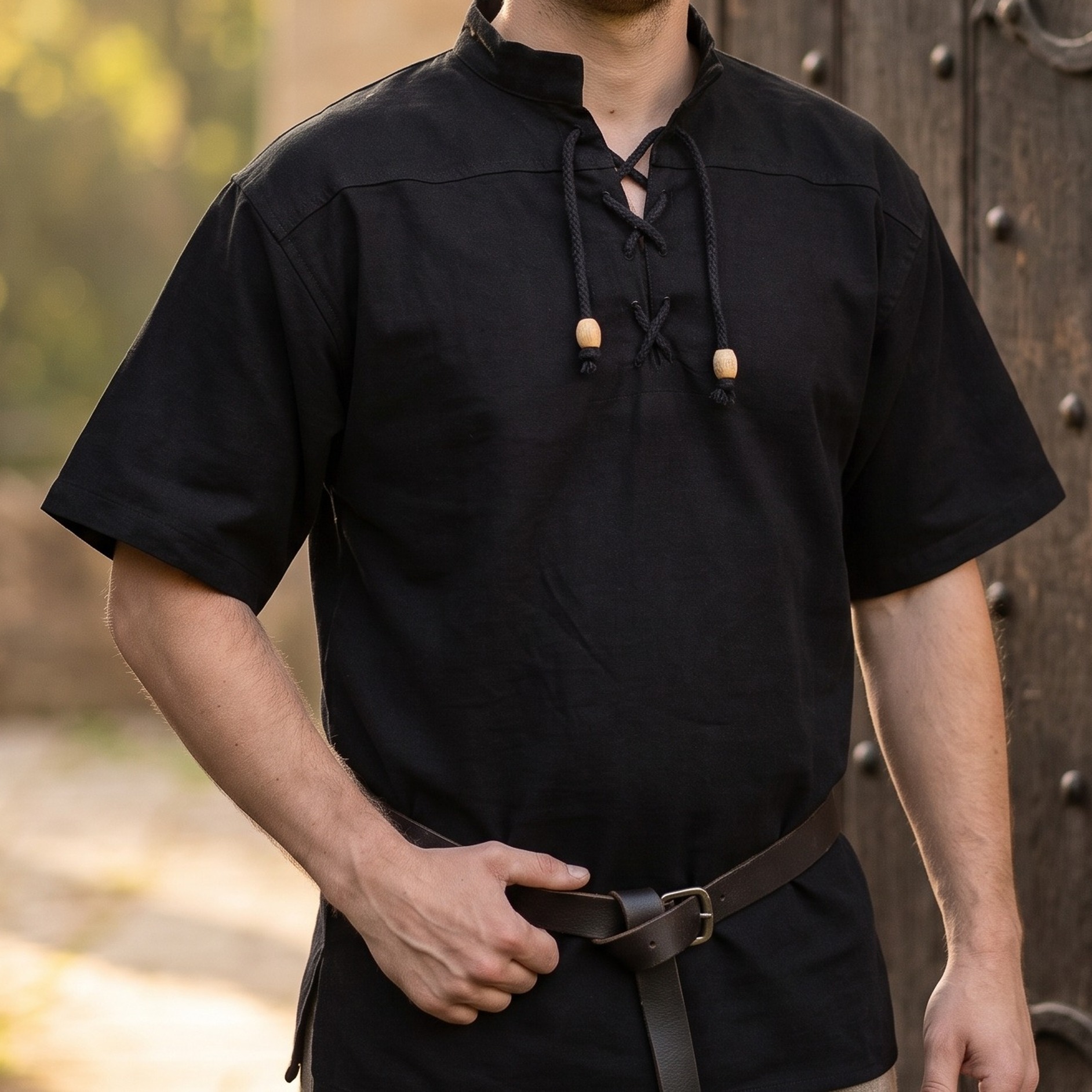 Medieval Short Sleeve Shirt Black