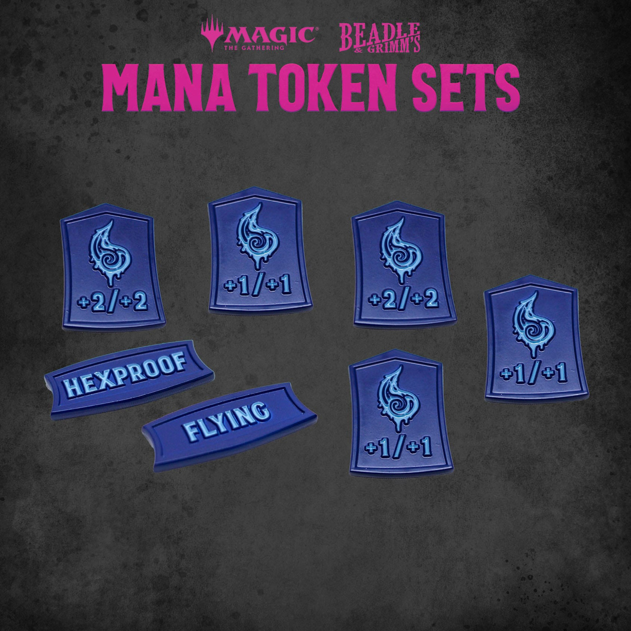 Magic: The Gathering Dice and Token Pack Blue Mana
