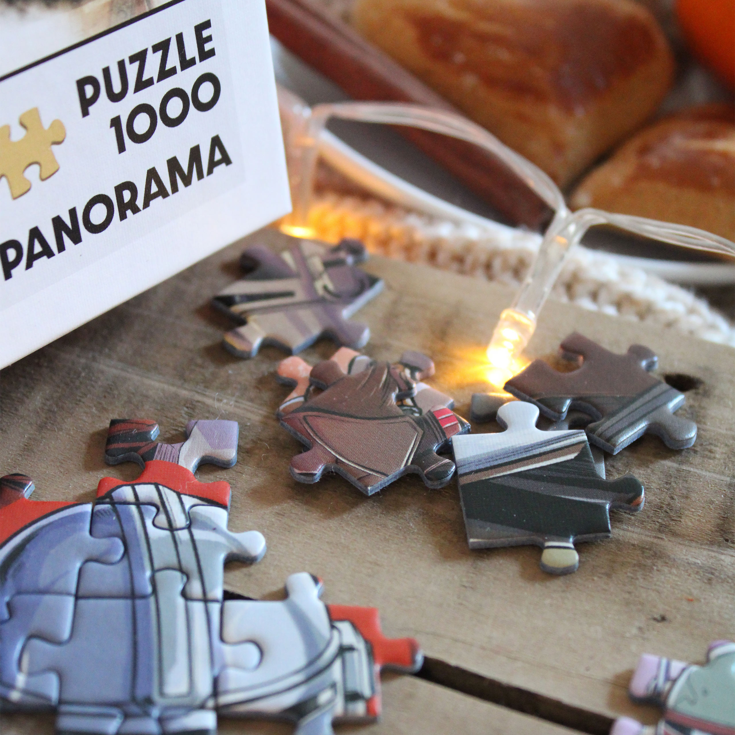 Rompecabezas de Mandaloriano con Grogu - Star Wars The Mandalorian