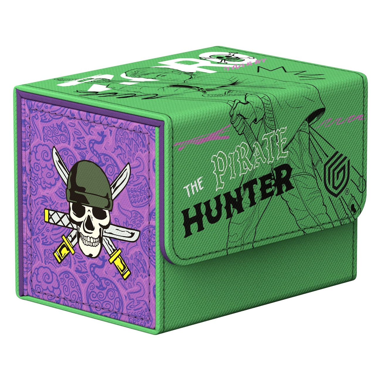 One Piece - Zoro Ultimate Guard Sidewinder 80+ Xenoskin Samlarkortslåda
