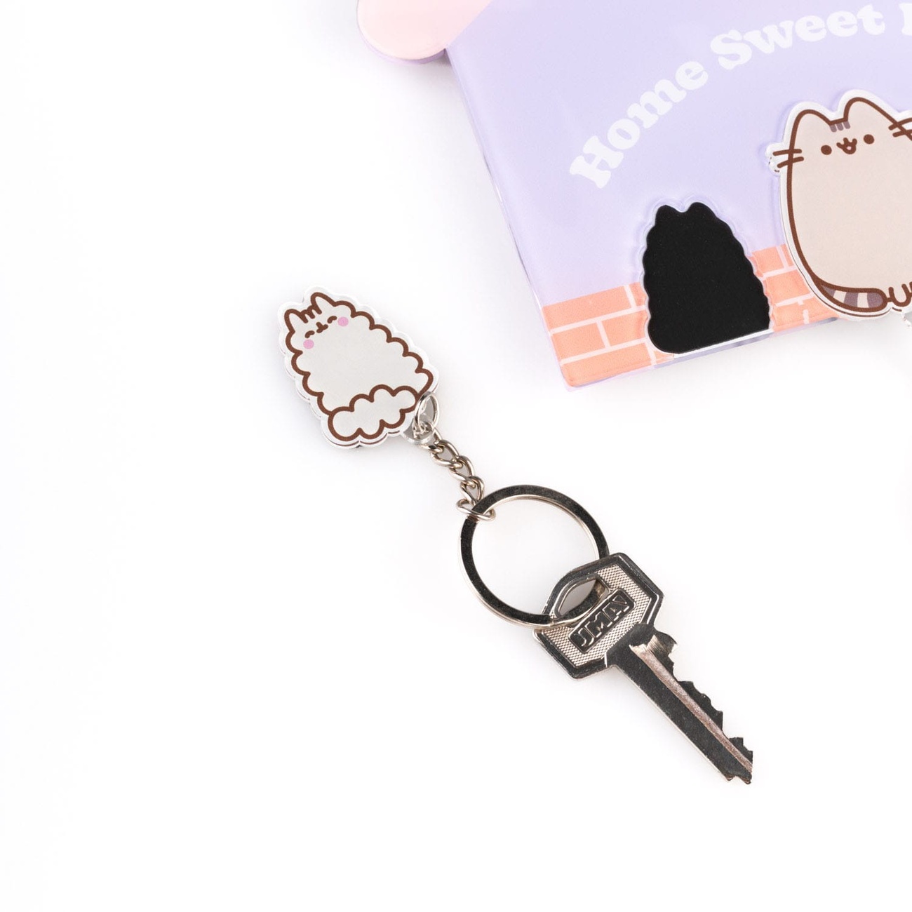 Portachiavi da parete Pusheen incl. 3 portachiavi