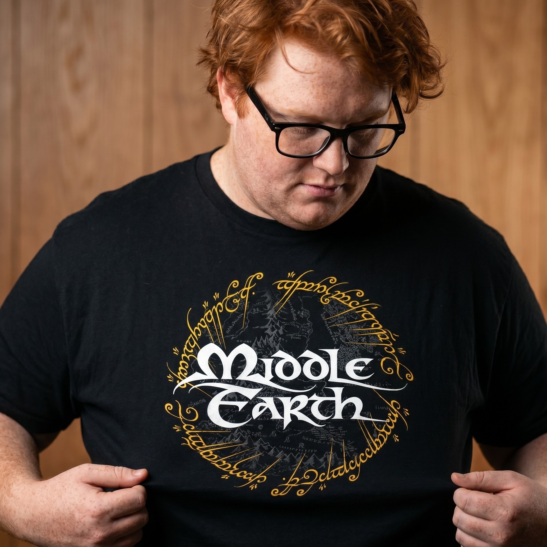 Der Herr der Ringe - Mittelerde T-Shirt schwarz
