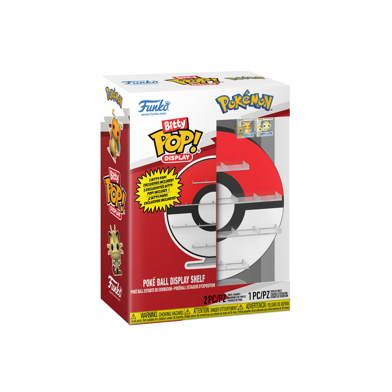 Pokémon - Poké Ball Funko Bitty Pop-display med 2 figurer