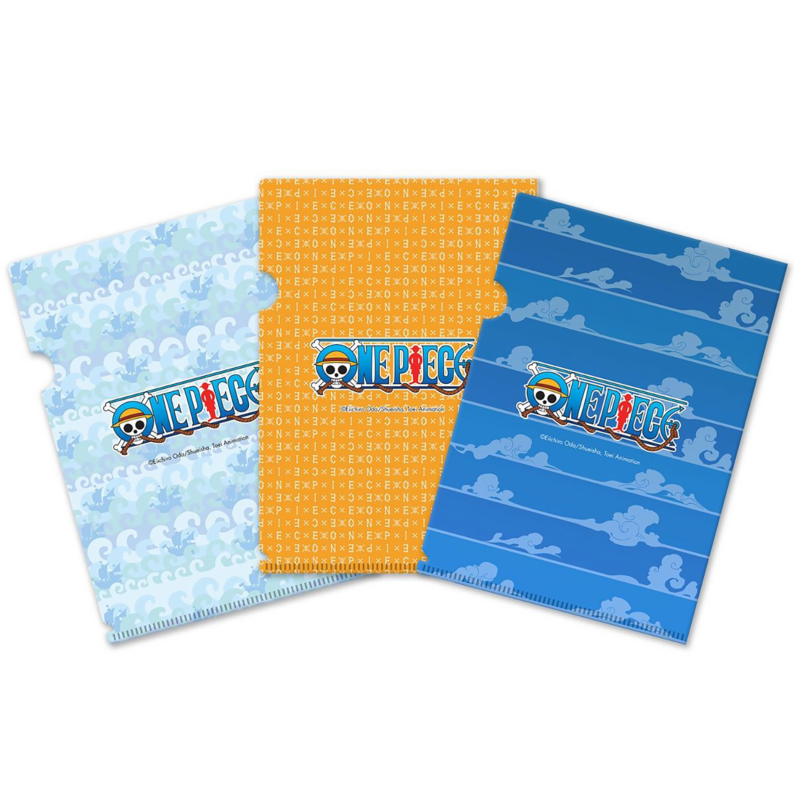 One Piece - Zestaw 3 koszulek na dokumenty Załoga Słomkowego Kapelusza