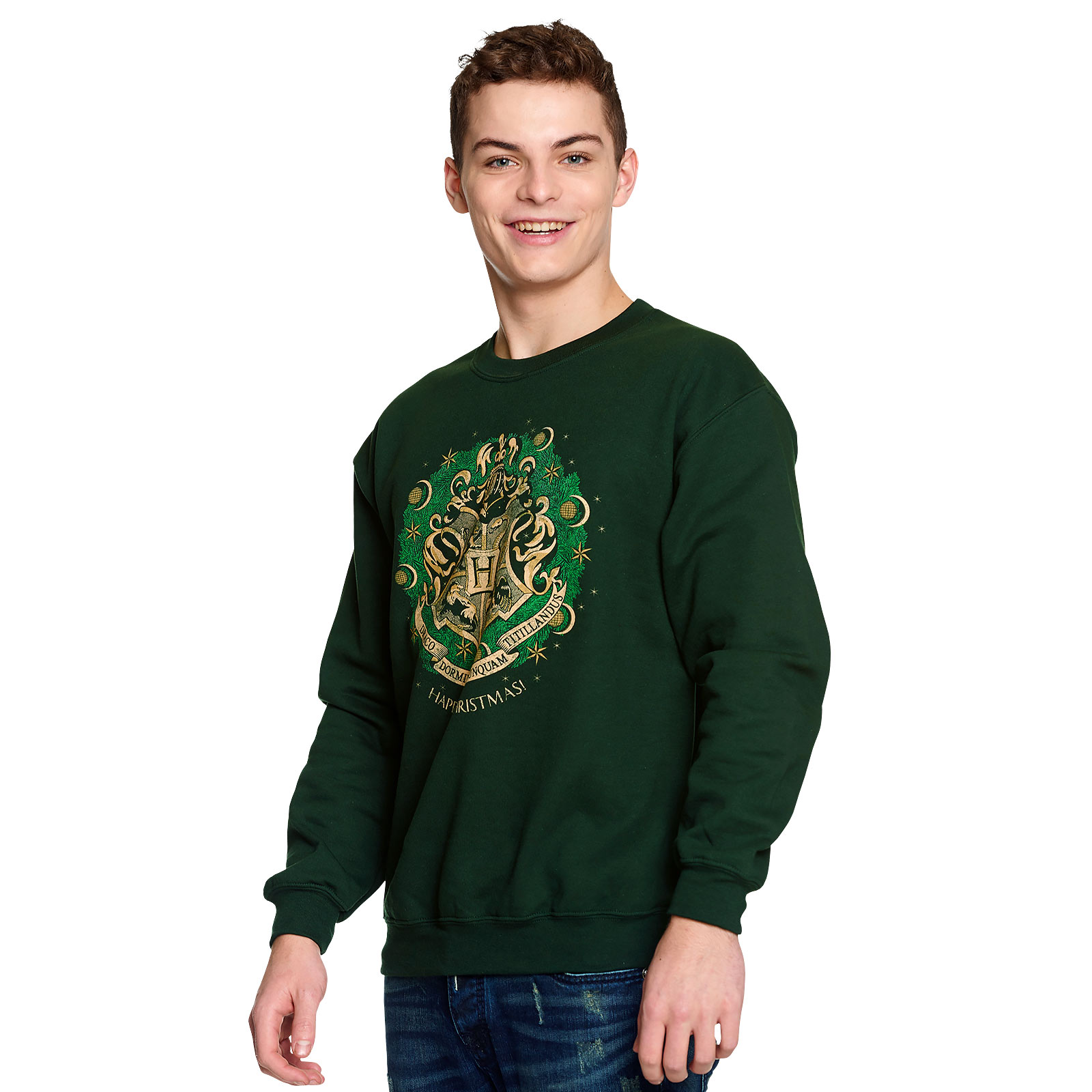 Harry Potter - Happy Hogwarts Sweater groen