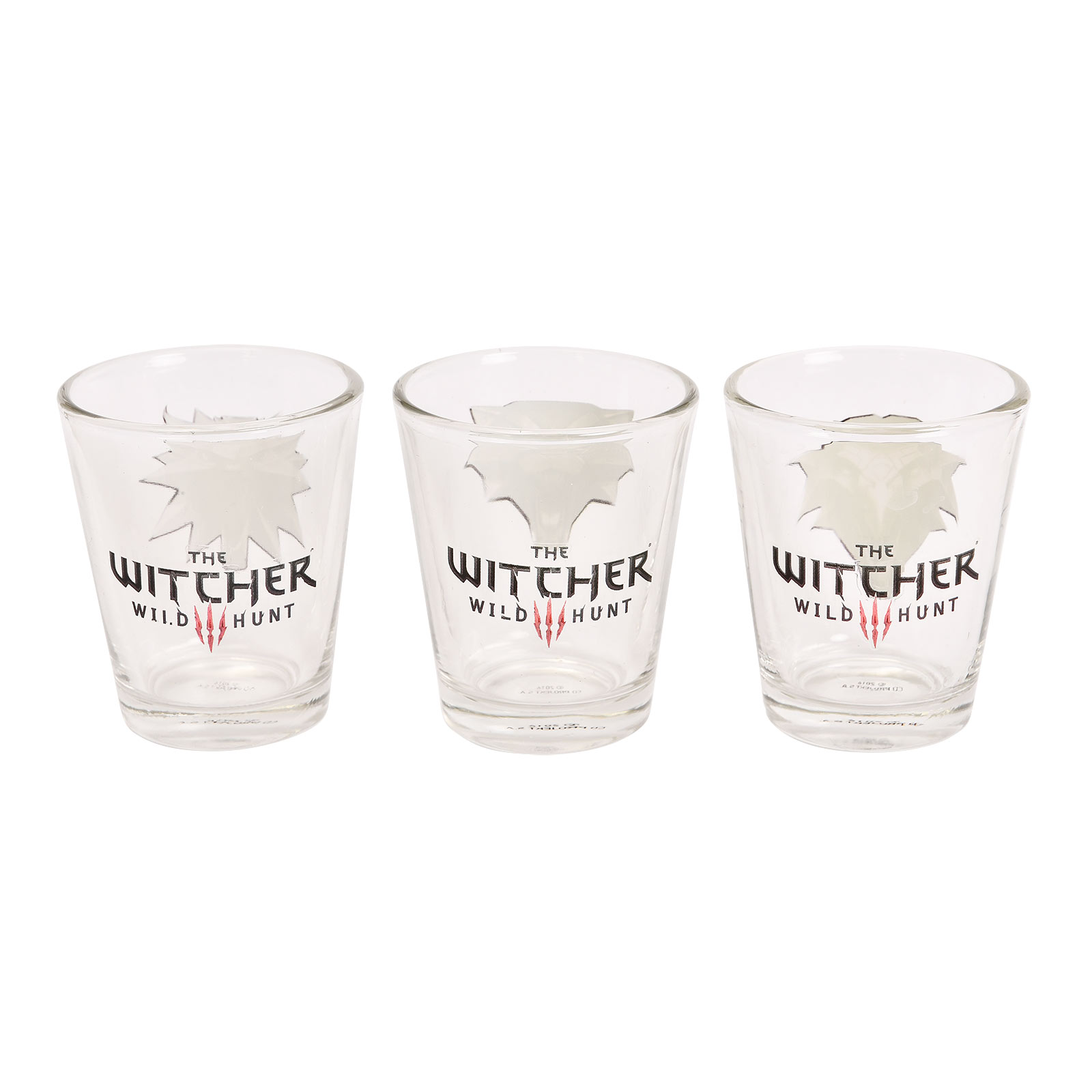 Witcher - Wild Hunt Shots Ensemble de verres