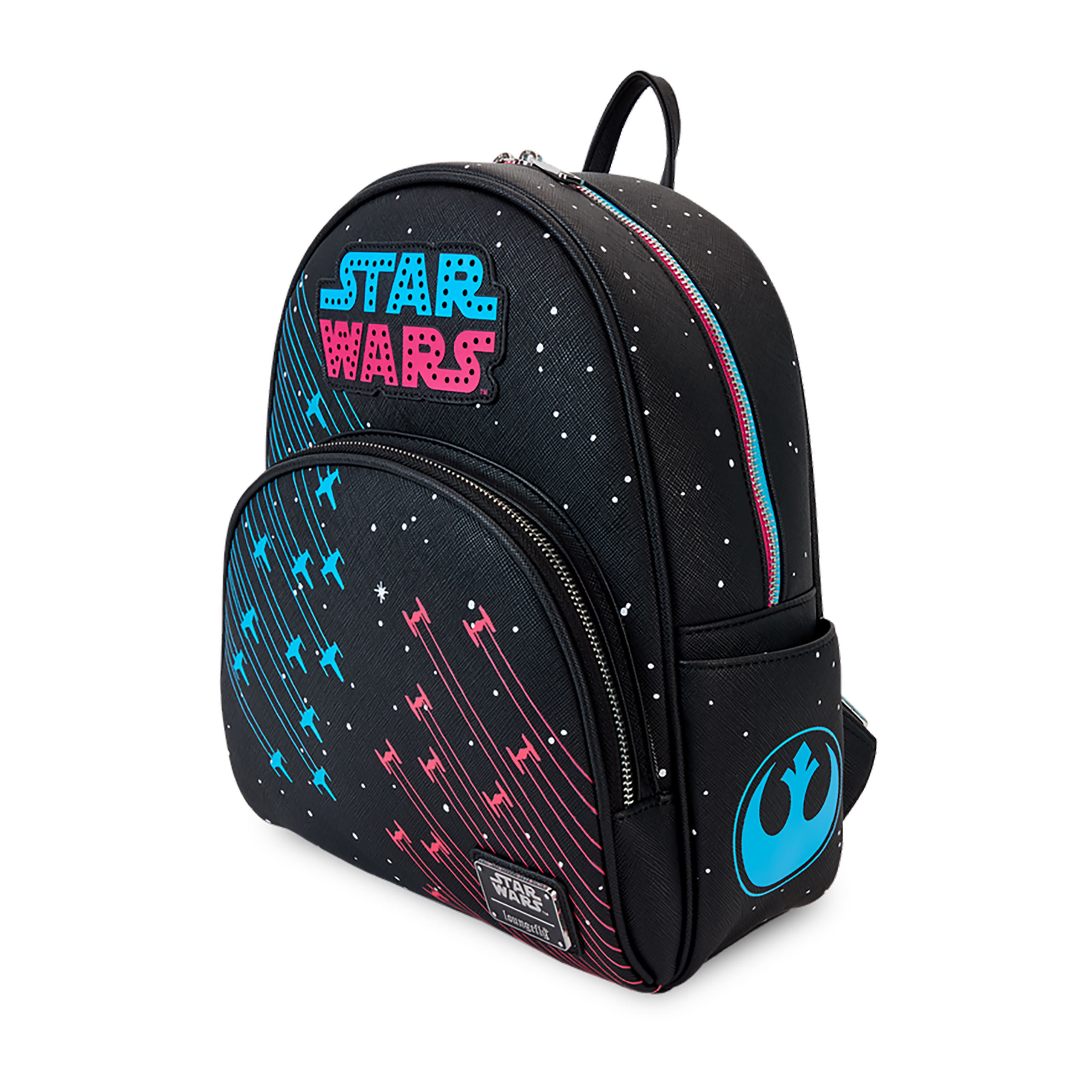 Star Wars - Mochila neón de los años 70 con luz