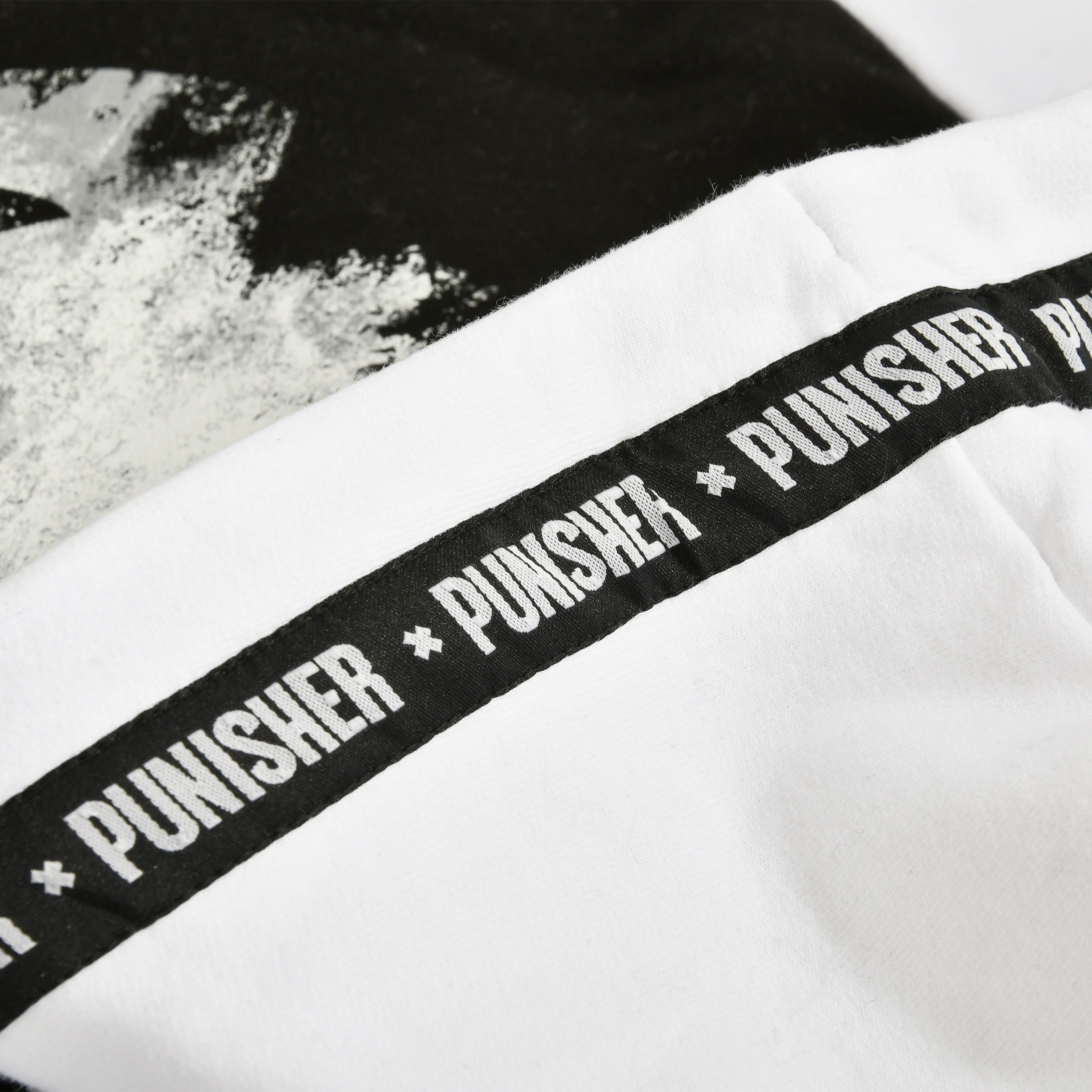 Punisher - Felpa con cappuccio Logo nera